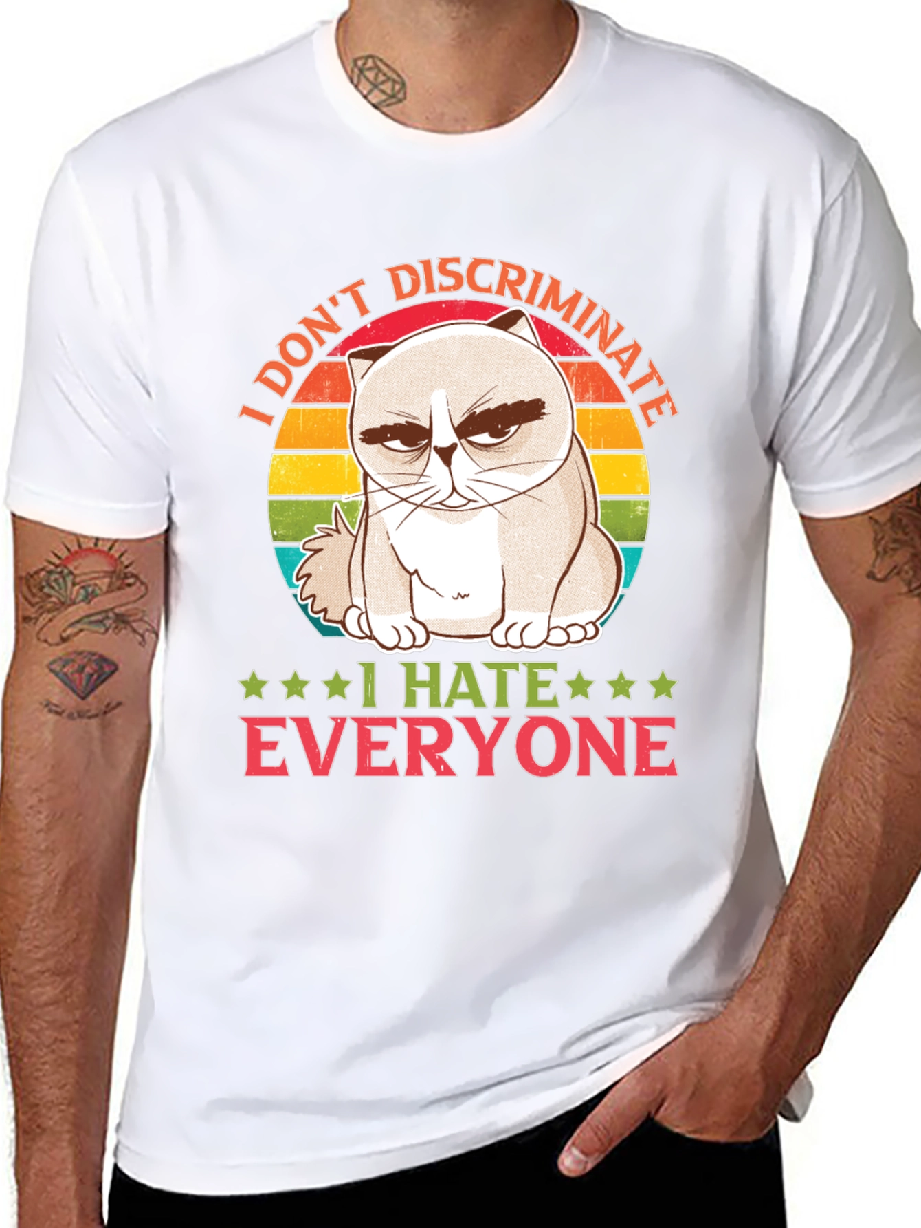 Grumpy Cat I Hate Everyone T-Shirt