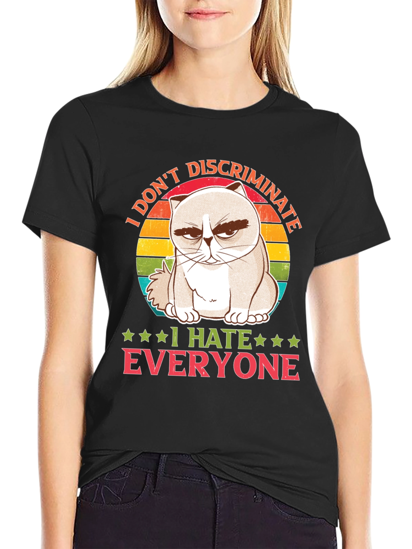 Grumpy Cat I Hate Everyone T-Shirt