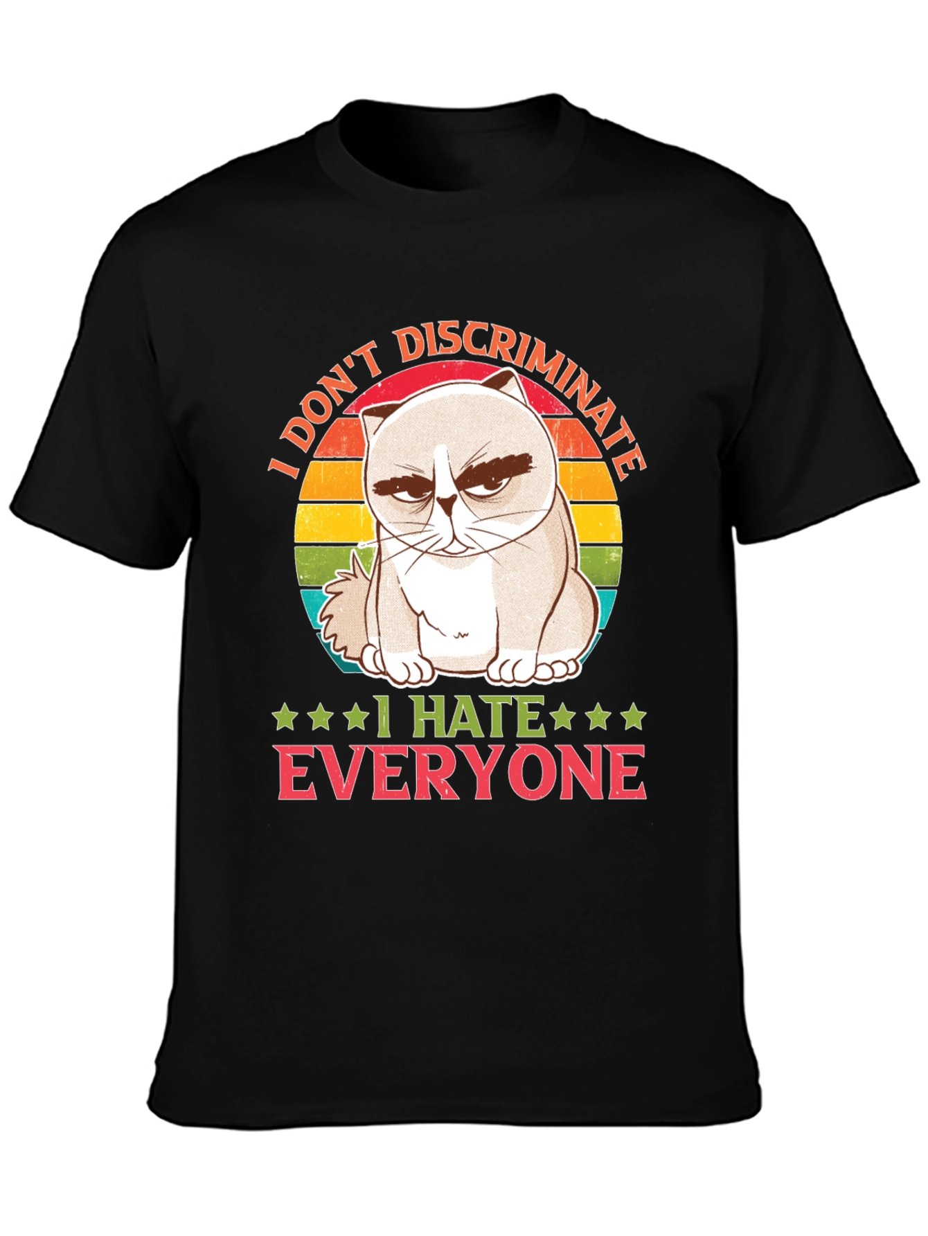 Grumpy Cat I Hate Everyone T-Shirt