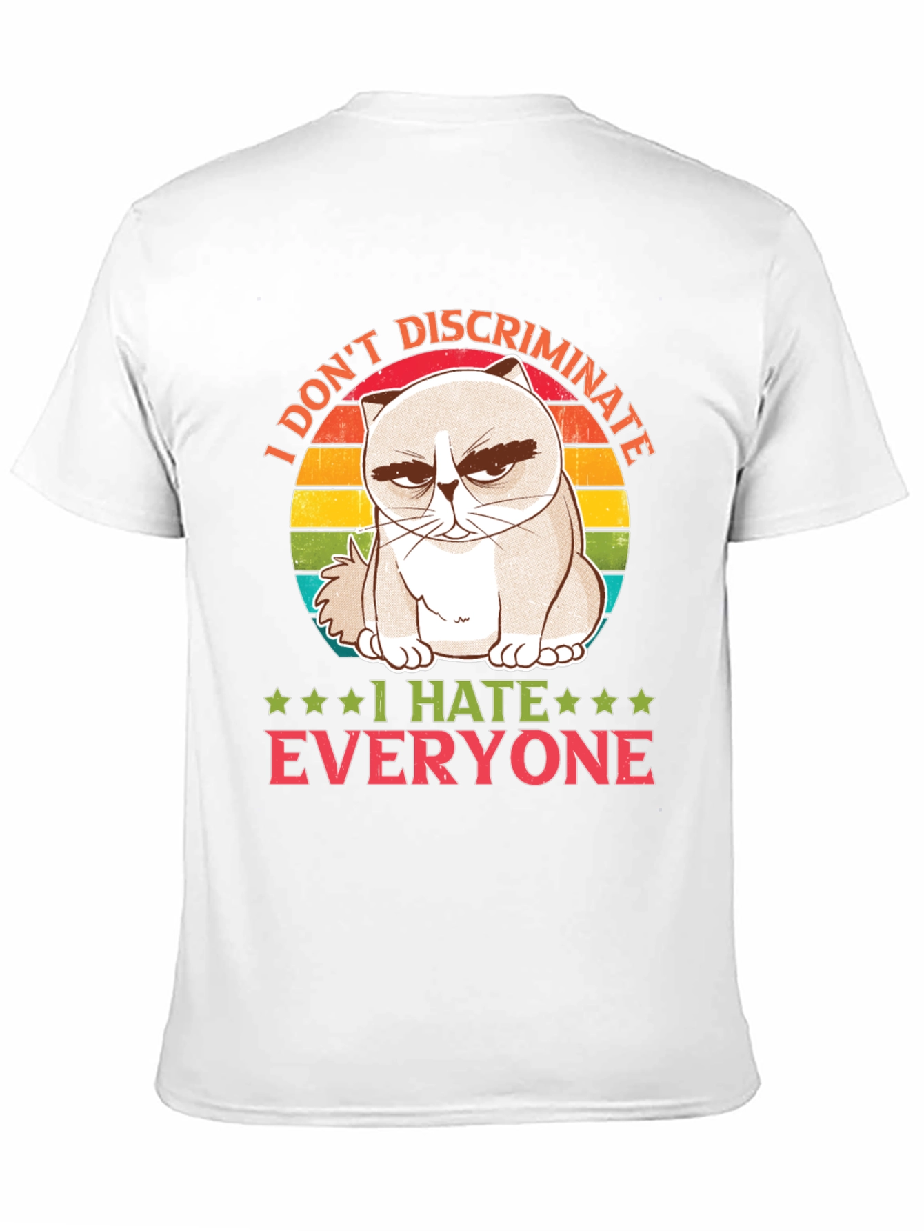 Grumpy Cat I Hate Everyone T-Shirt