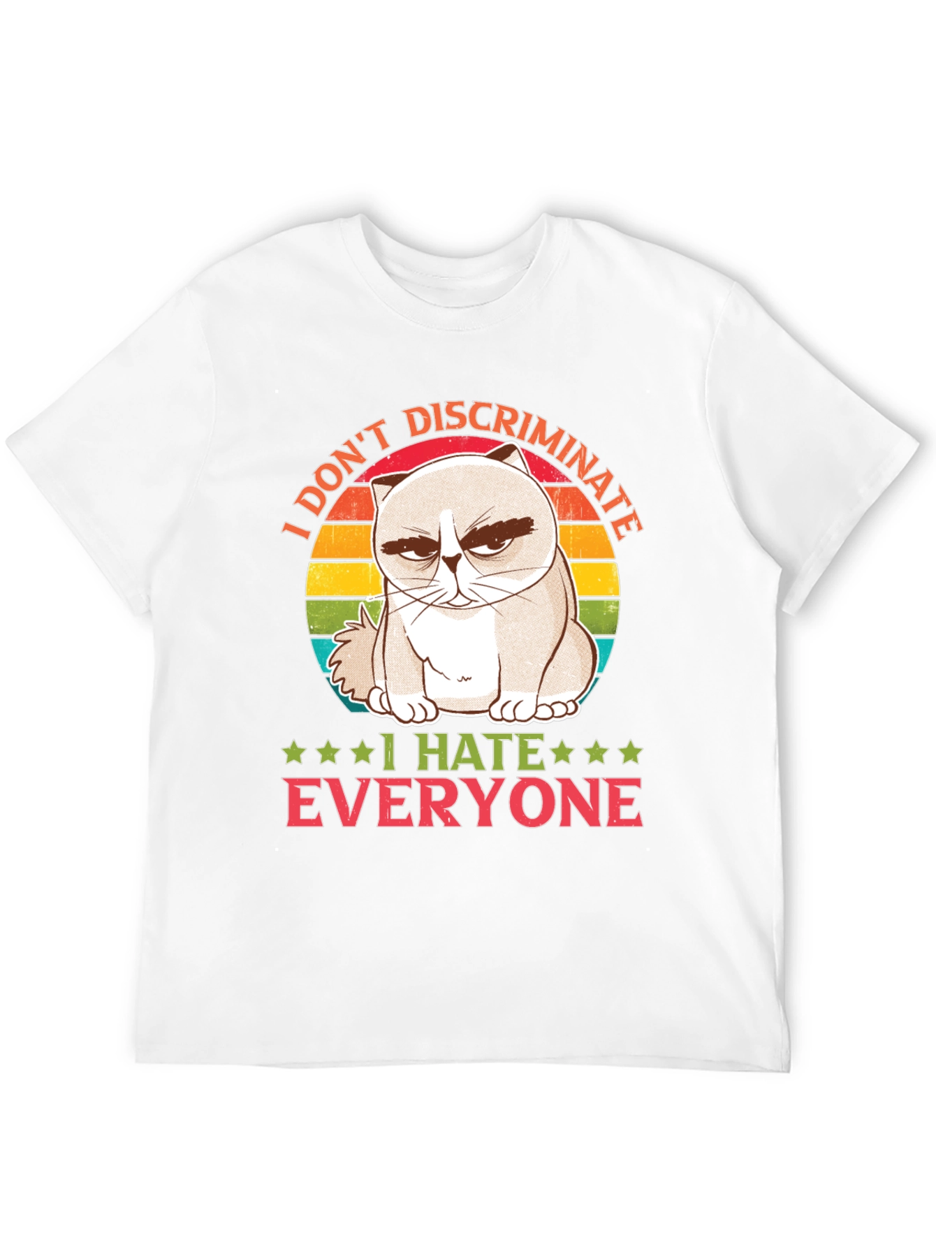 Grumpy Cat I Hate Everyone T-Shirt