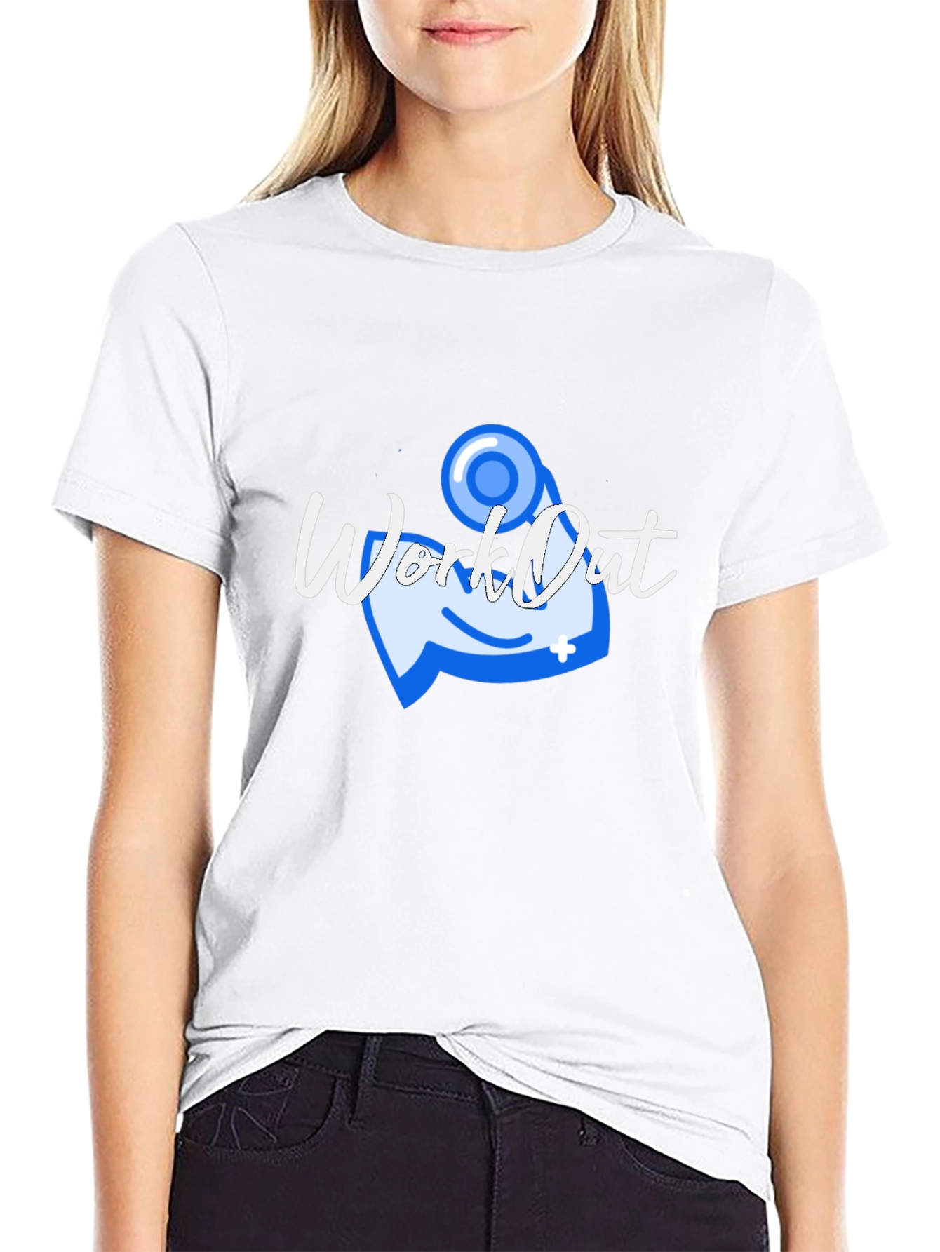 Workout Graphic T-Shirt - Black