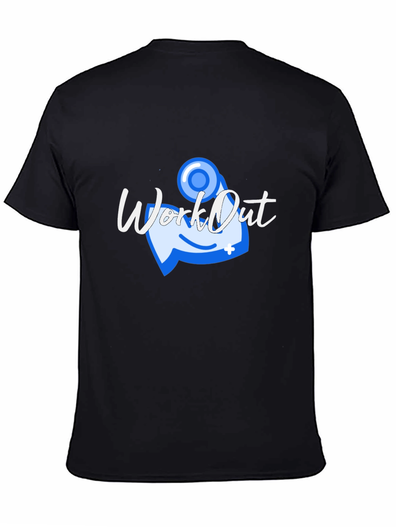 Workout Graphic T-Shirt - Black