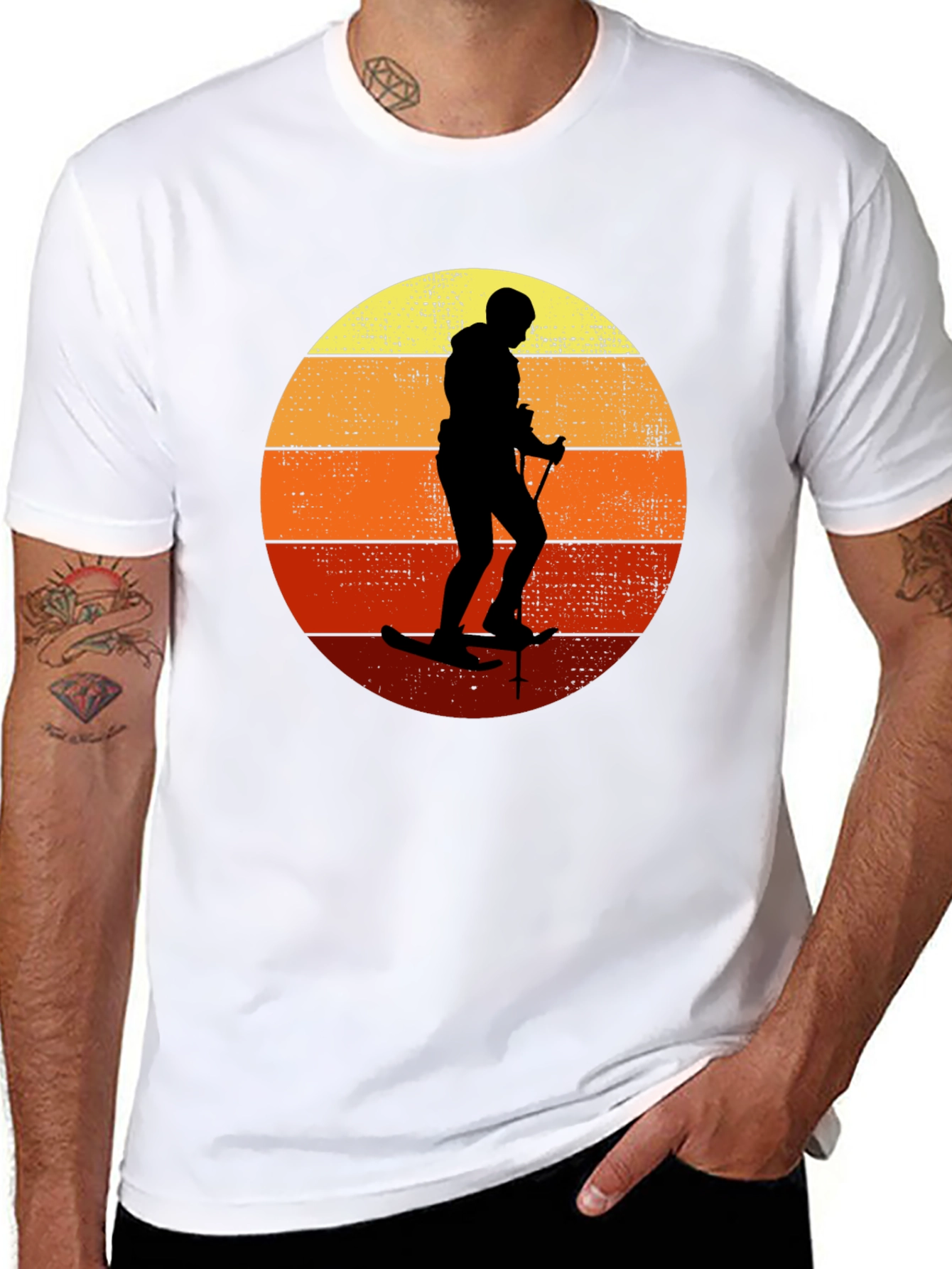 Retro Ski Silhouette T-Shirt