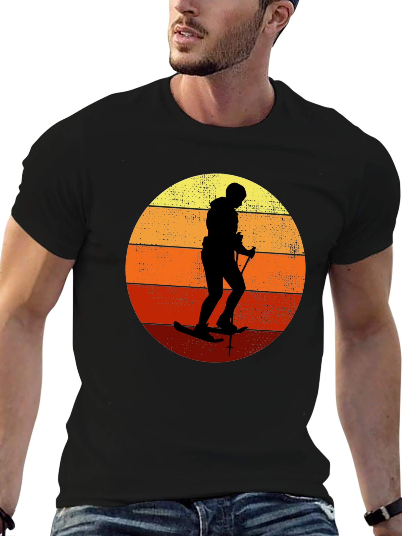Retro Ski Silhouette T-Shirt