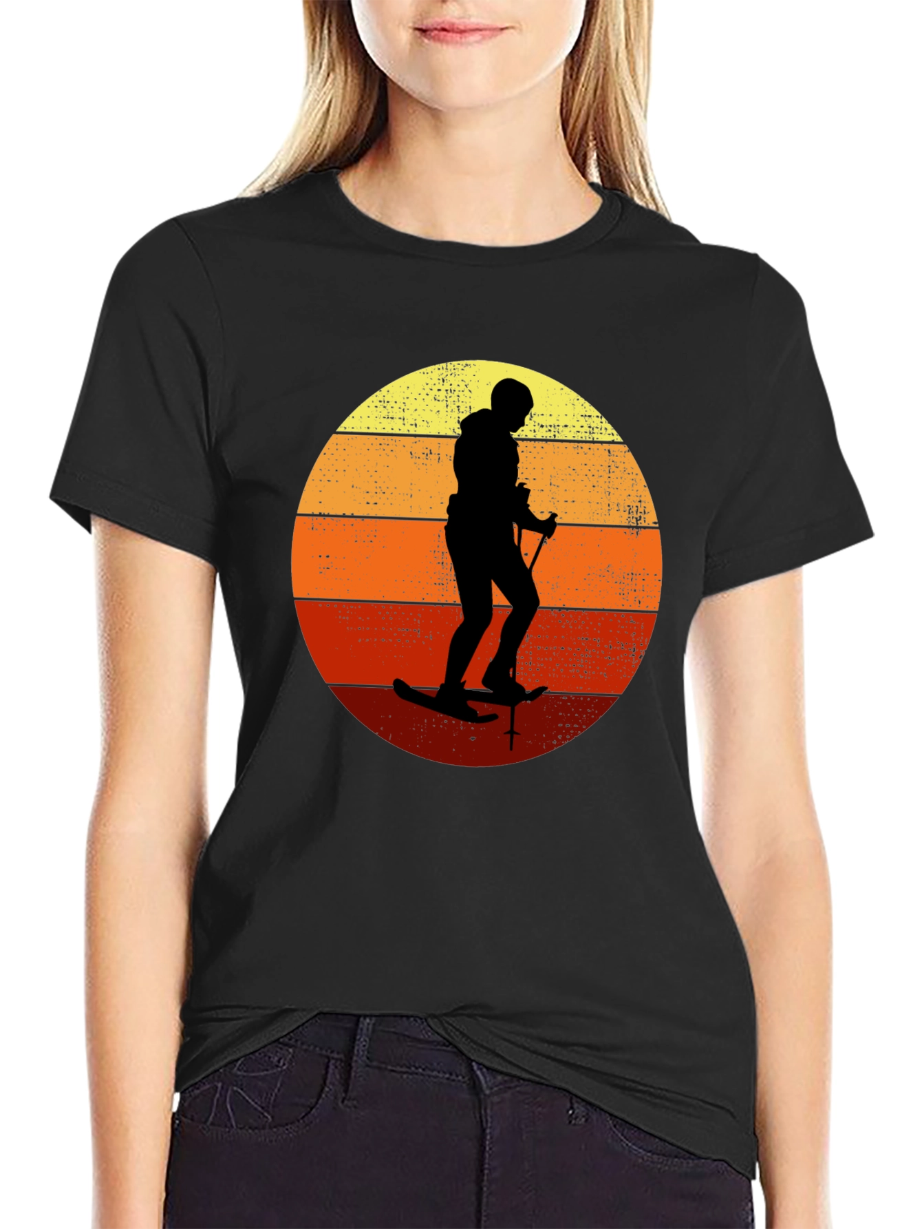 Retro Ski Silhouette T-Shirt