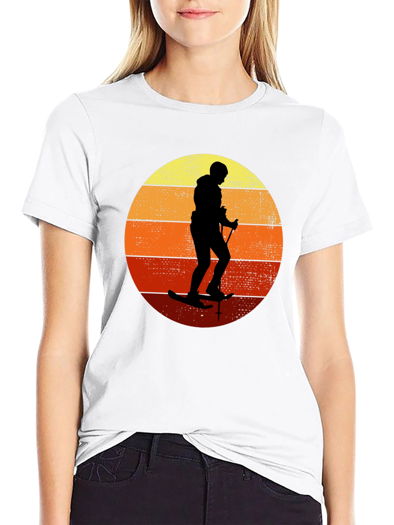 Retro Ski Silhouette T-Shirt