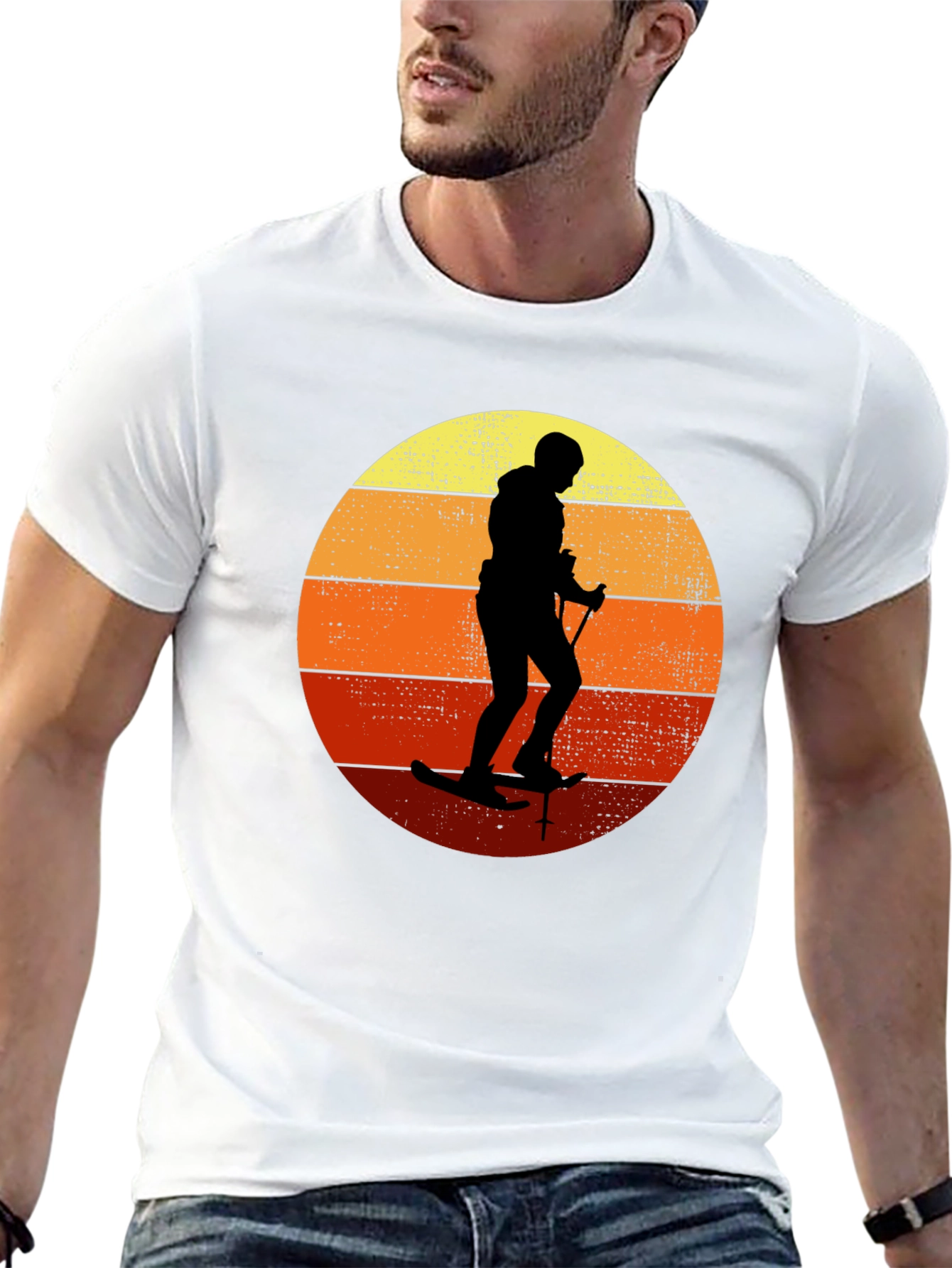 Retro Ski Silhouette T-Shirt
