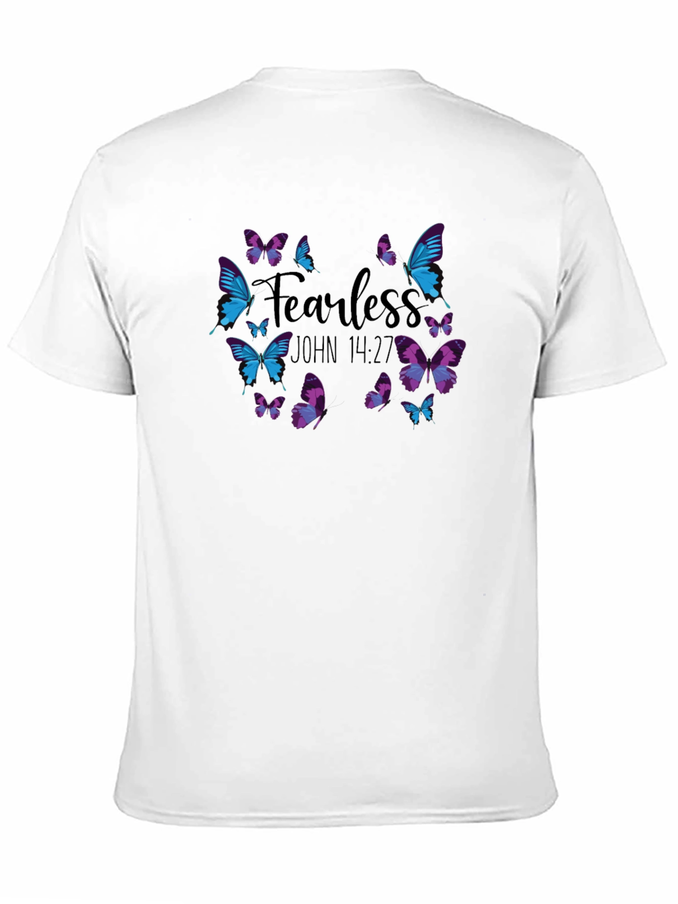 Fearless Butterfly Christian Graphic T-Shirt