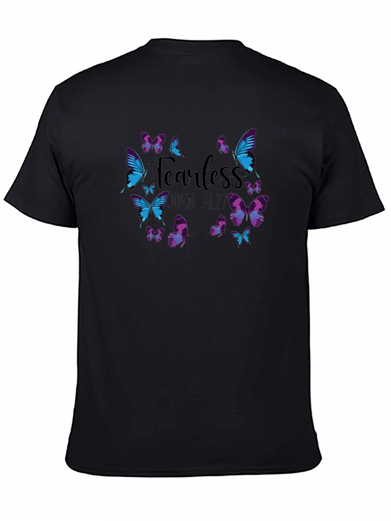 Fearless Butterfly Christian Graphic T-Shirt