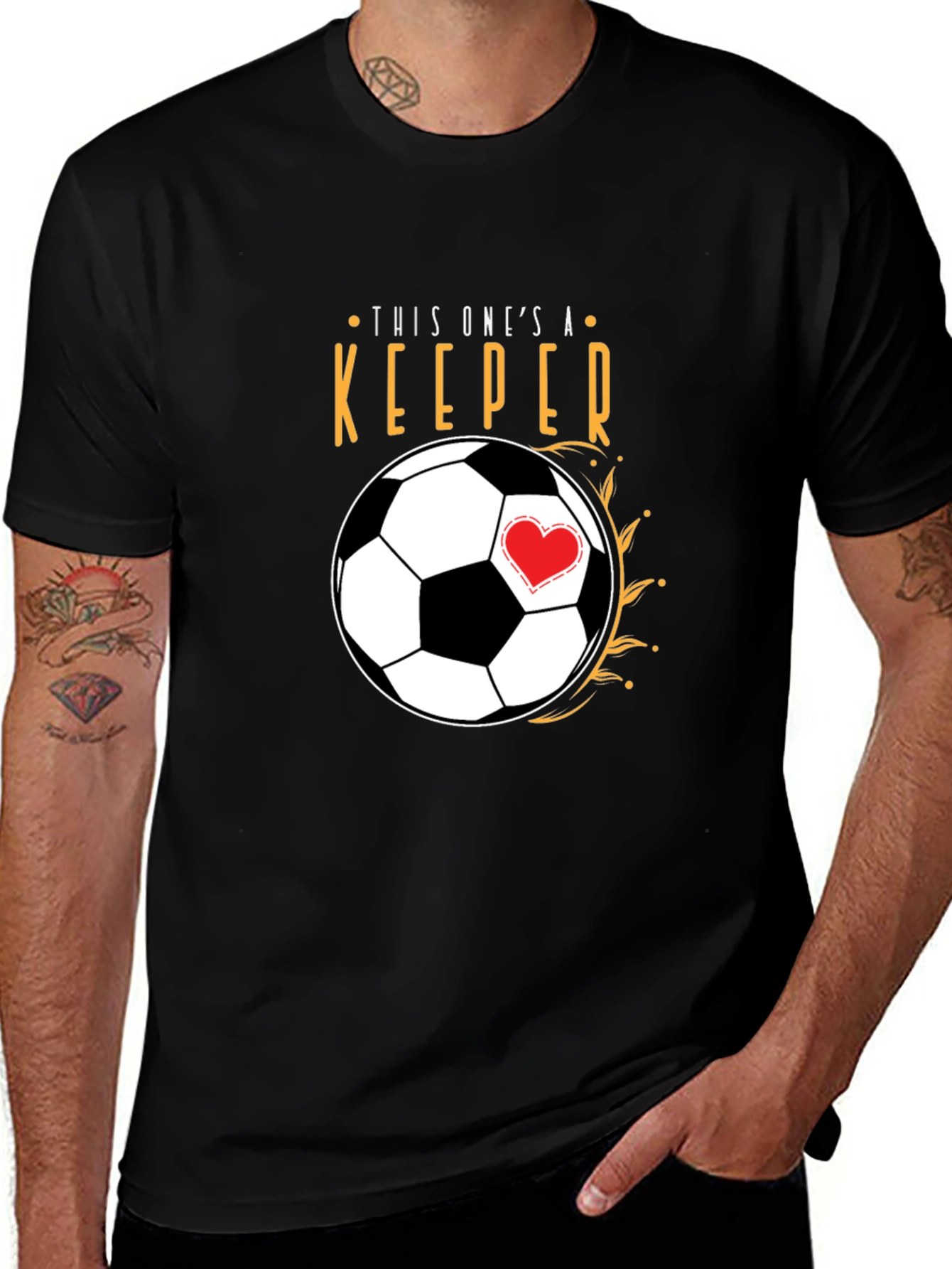 This Ones a Keeper Soccer Ball T-Shirt