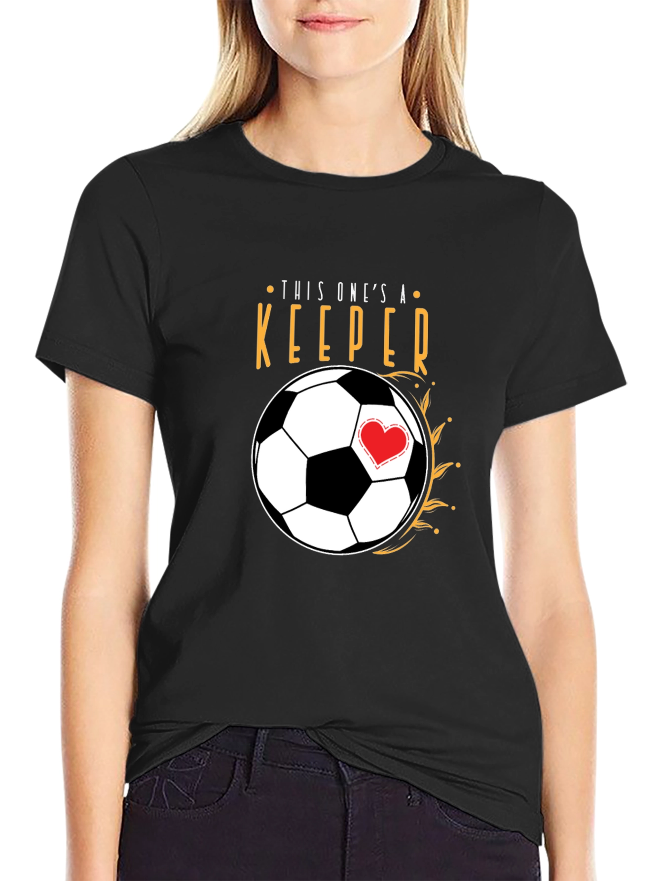 This Ones a Keeper Soccer Ball T-Shirt