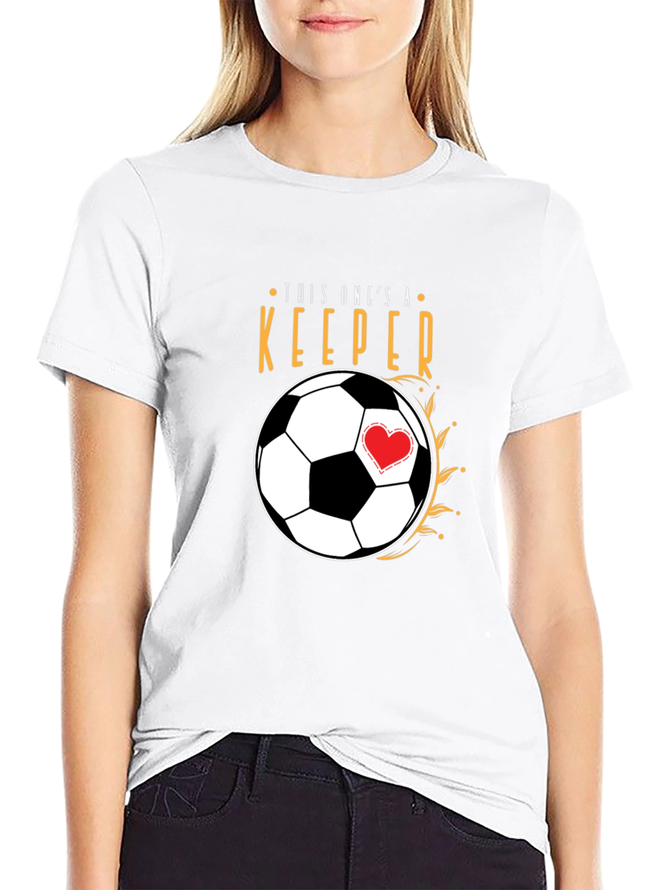 This Ones a Keeper Soccer Ball T-Shirt