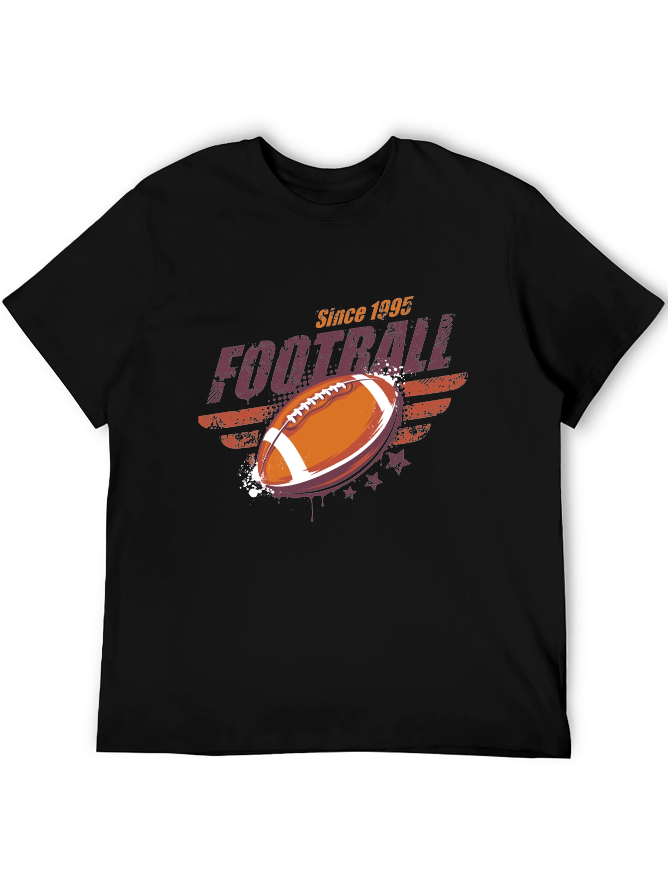 Football Since 1995 Black Graphic Tee