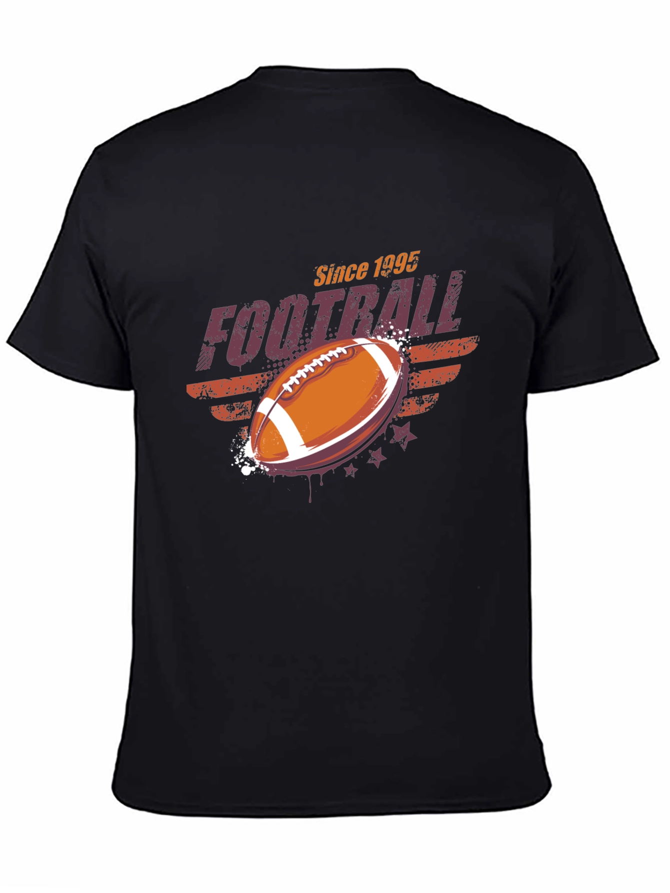 Football Since 1995 Black Graphic Tee