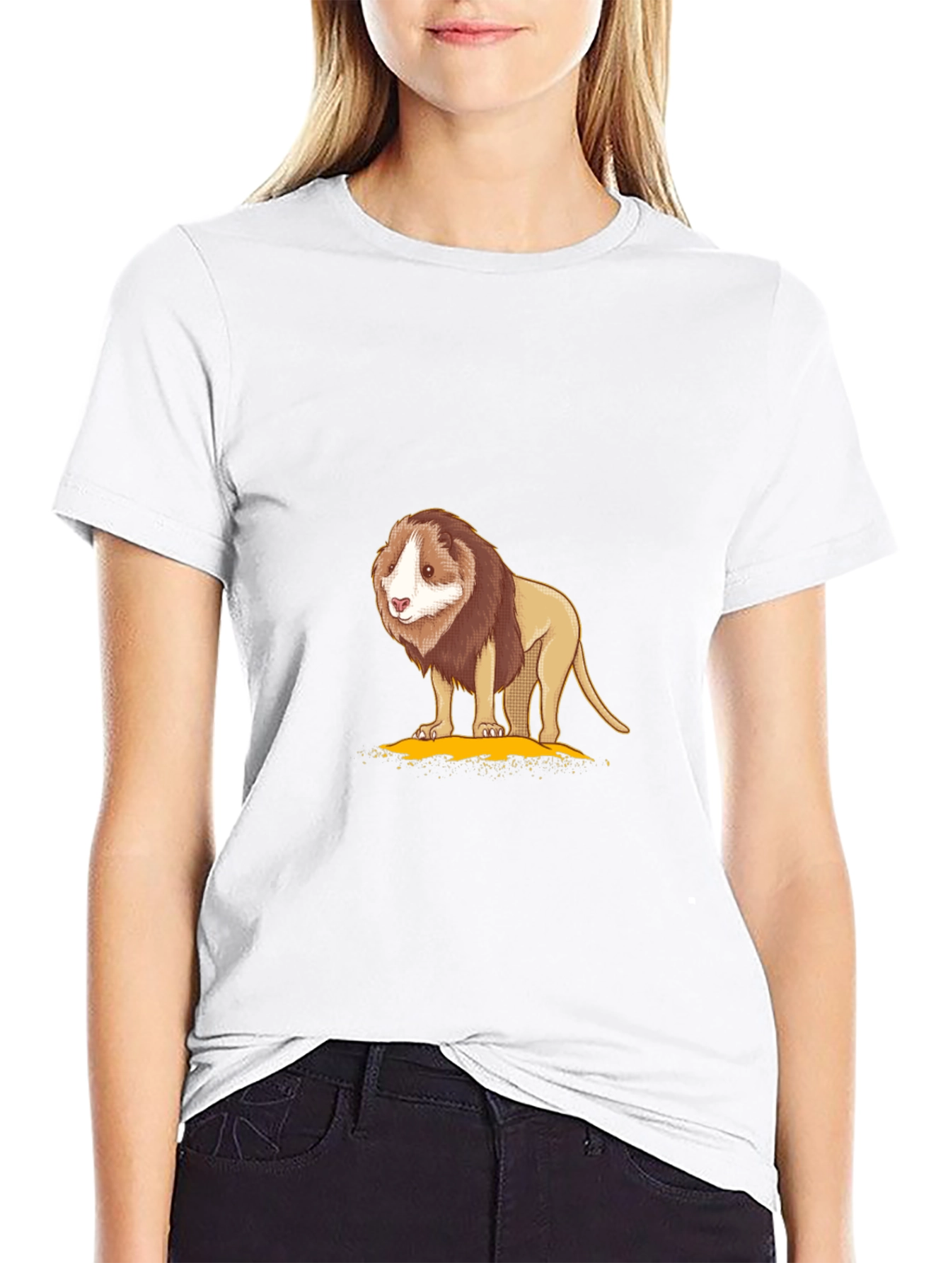 Lion Graphic T-Shirt - Soft Cotton Blend