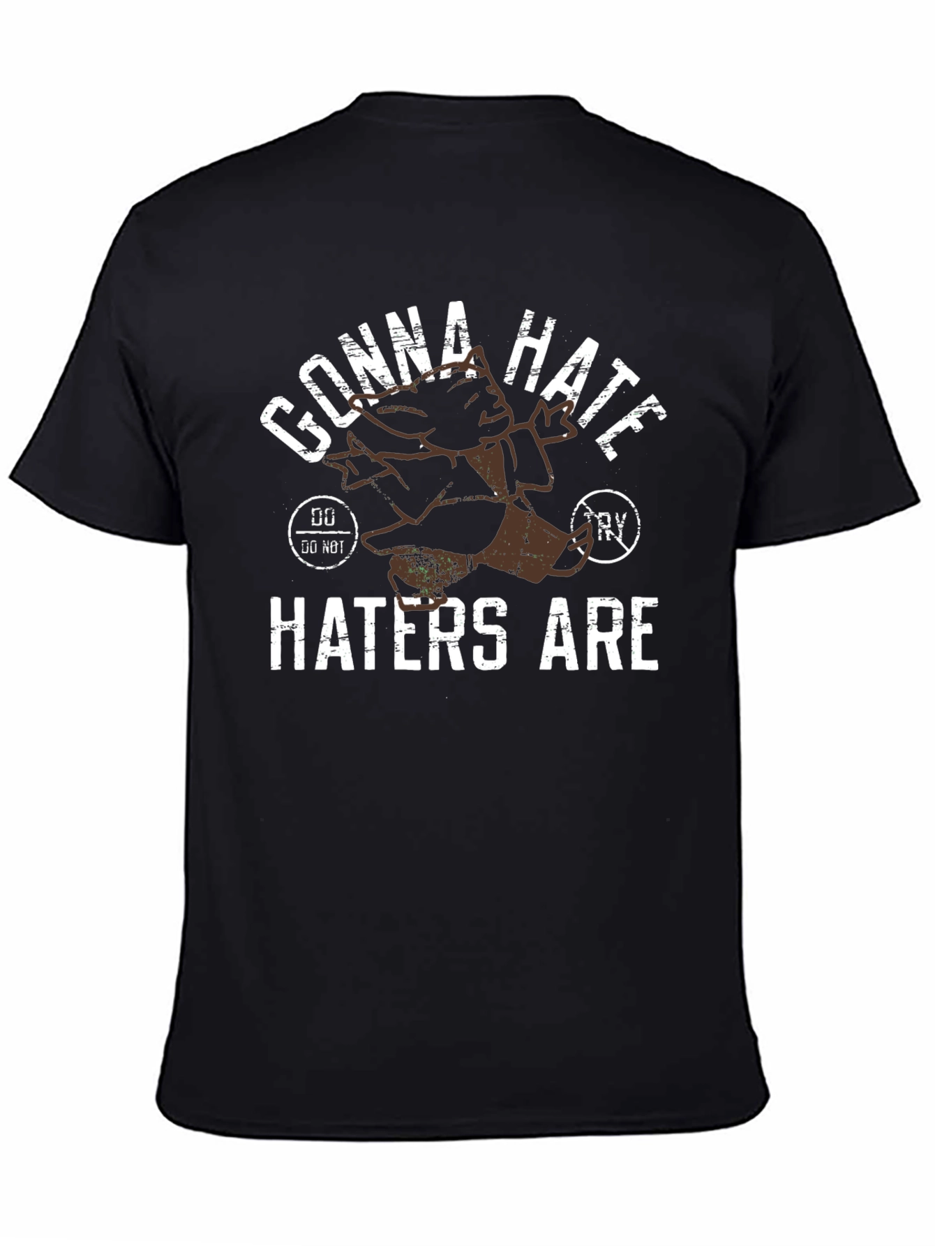 Gonna Hate Haters Are Graphic T-Shirt - Mens Black