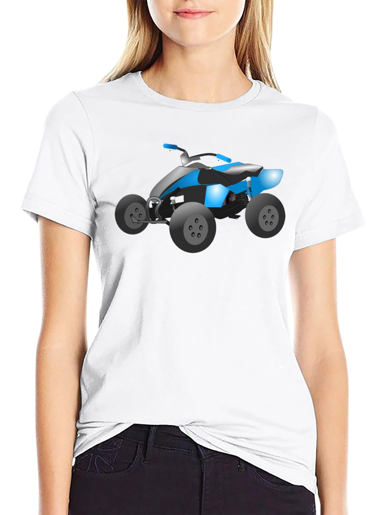 ATV Graphic T-Shirt - Black Cotton Tee