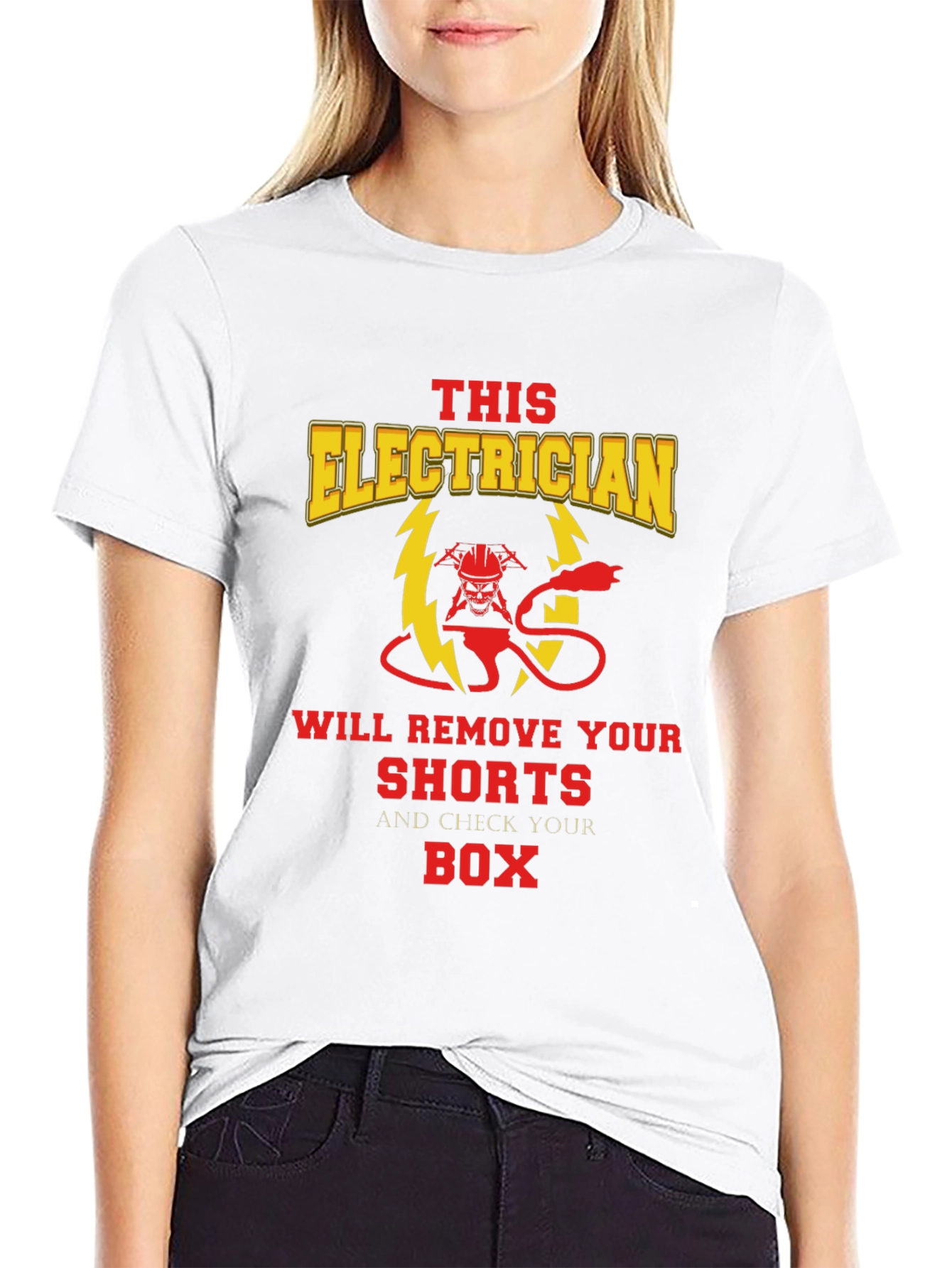 Electrician Humor Graphic T-Shirt