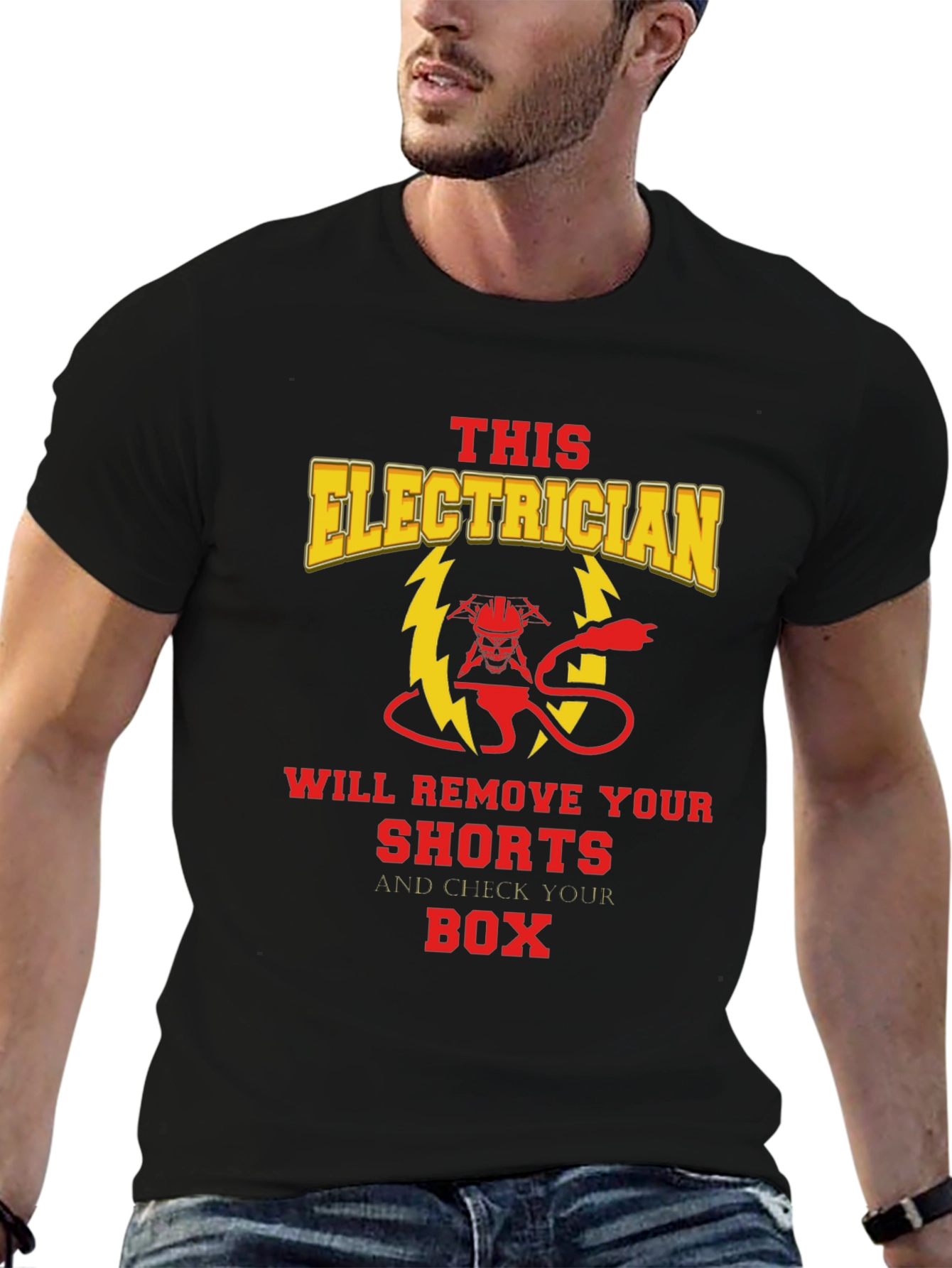 Electrician Humor Graphic T-Shirt