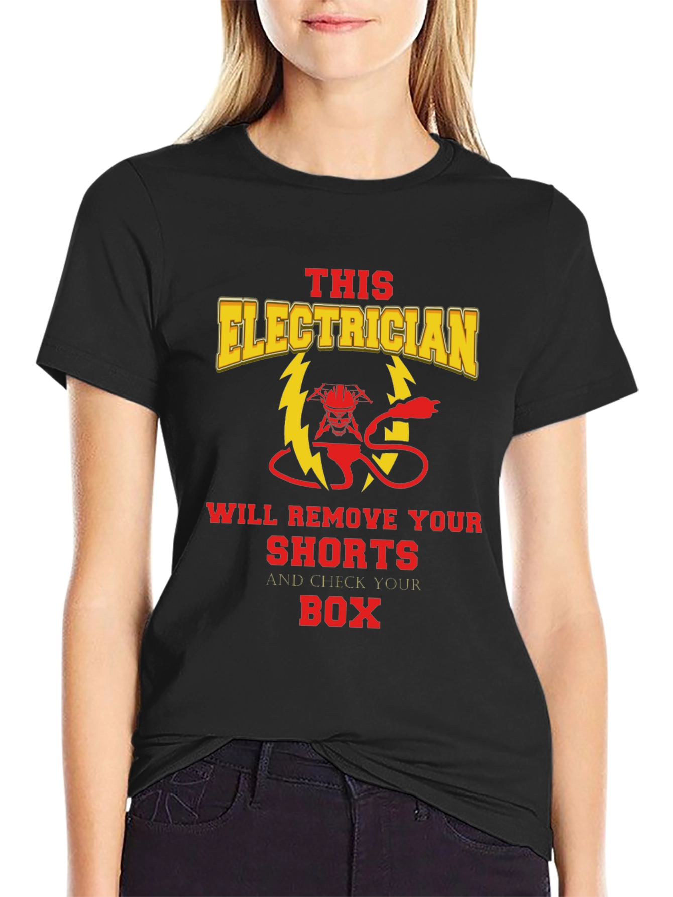 Electrician Humor Graphic T-Shirt