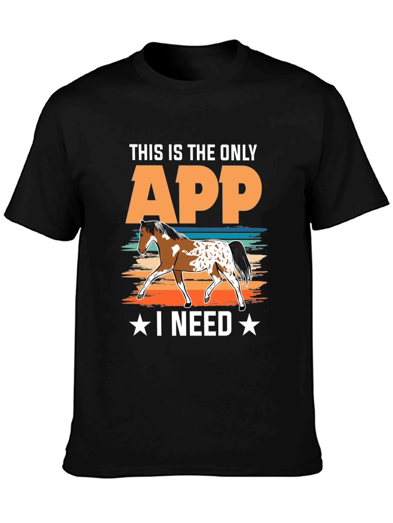 Horse App T-Shirt - Equestrian Lover Tee