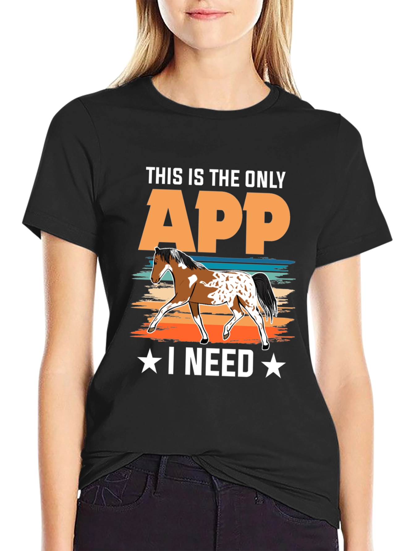 Horse App T-Shirt - Equestrian Lover Tee