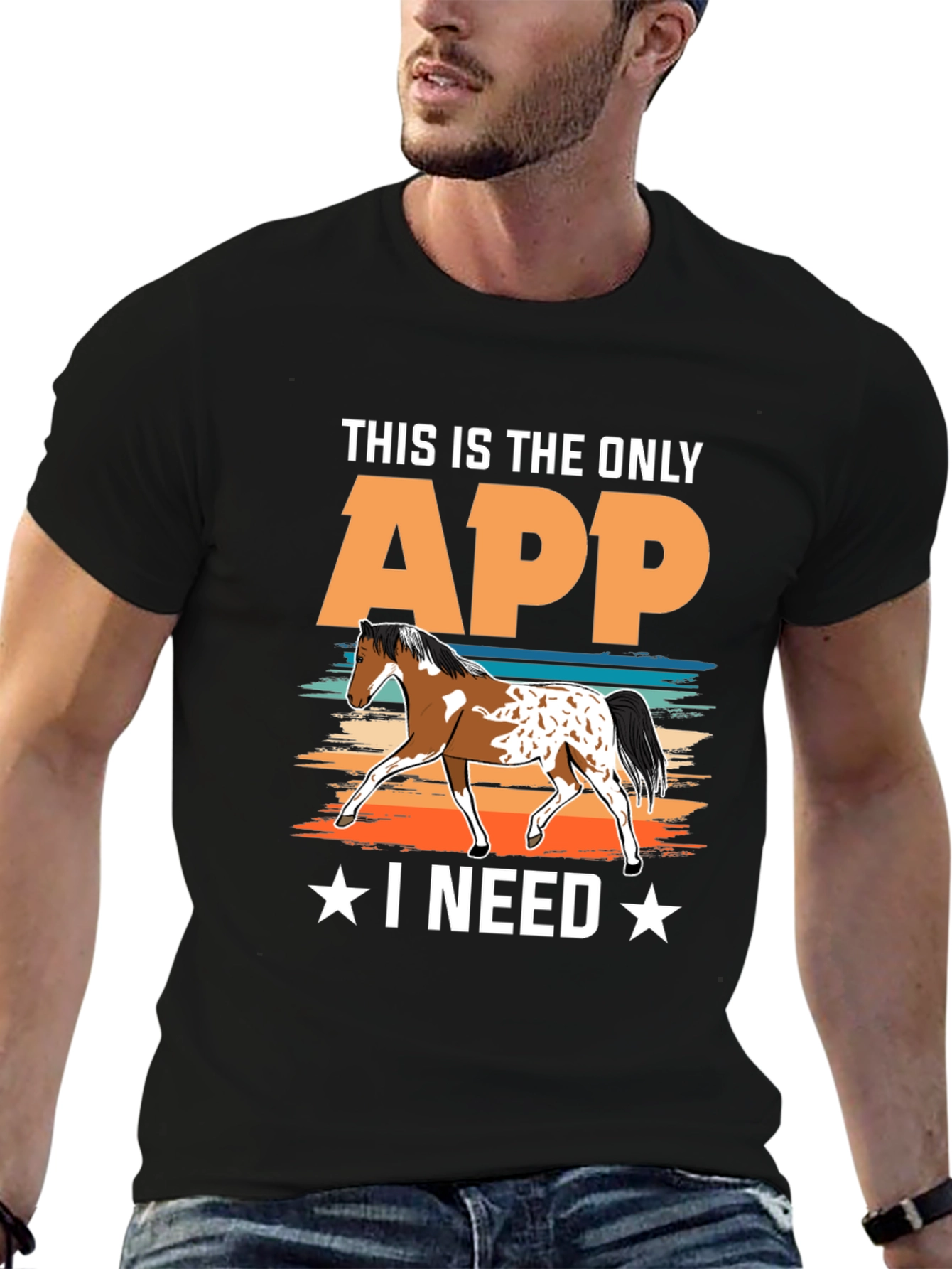 Horse App T-Shirt - Equestrian Lover Tee
