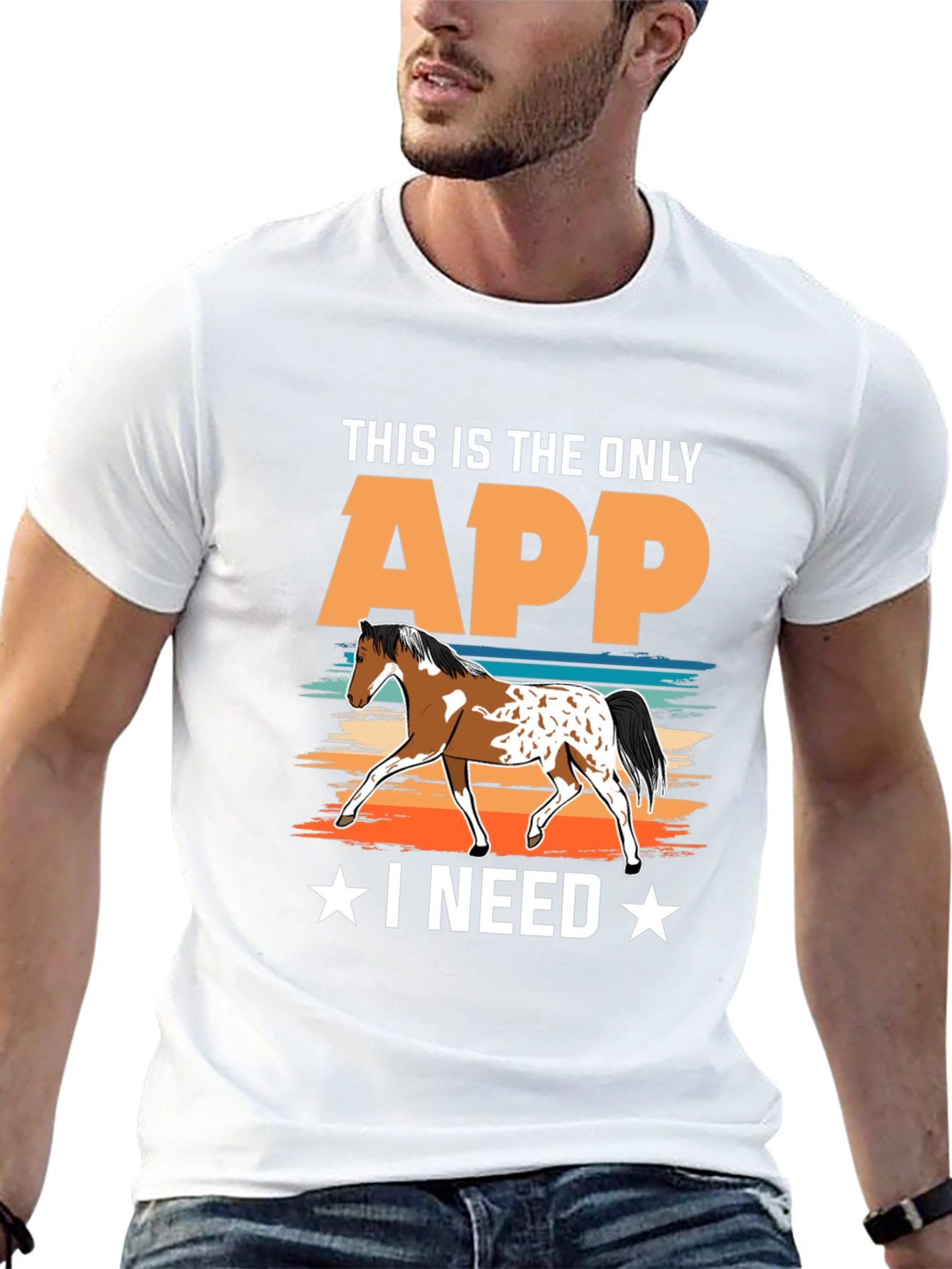 Horse App T-Shirt - Equestrian Lover Tee