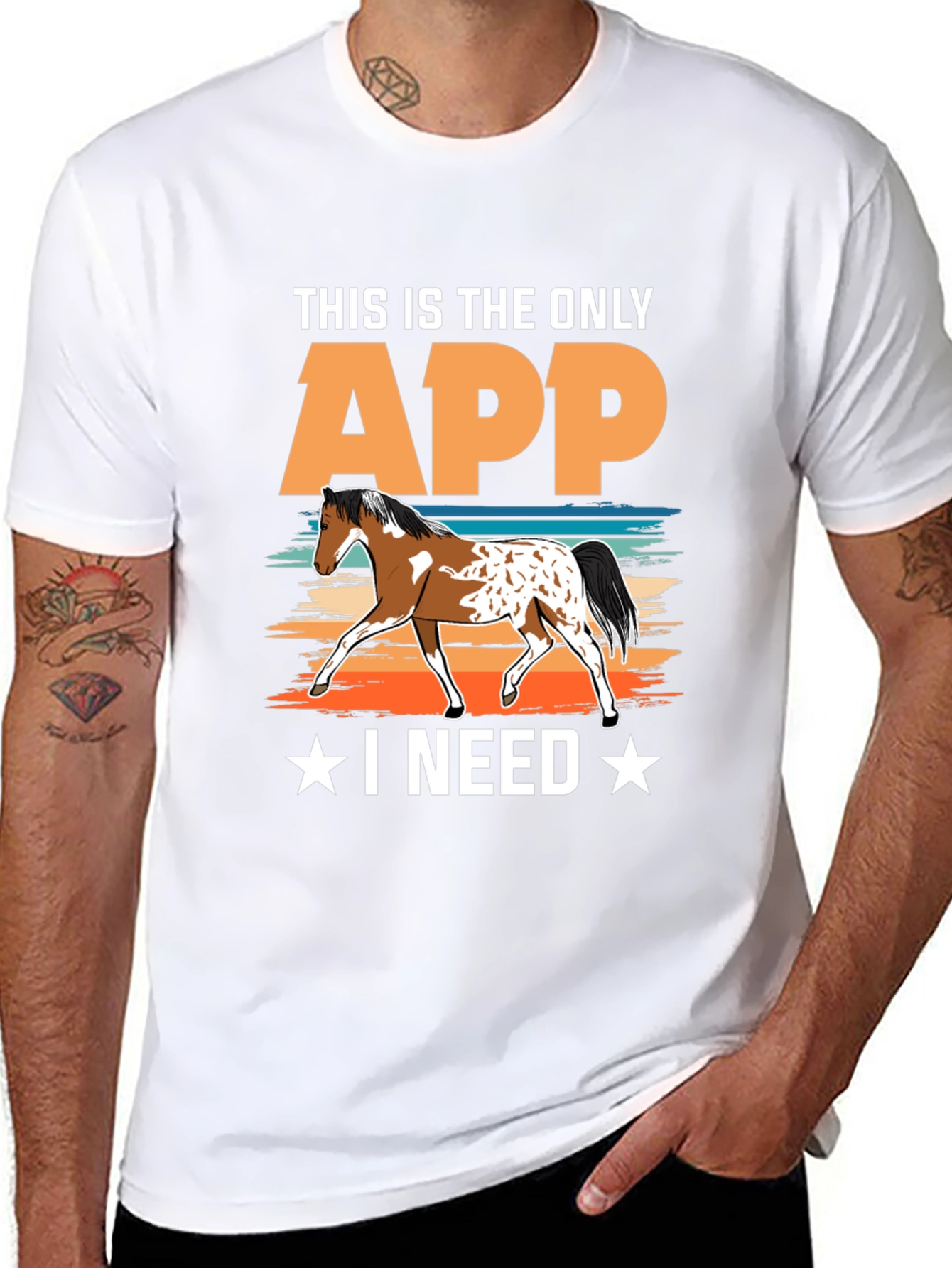 Horse App T-Shirt - Equestrian Lover Tee