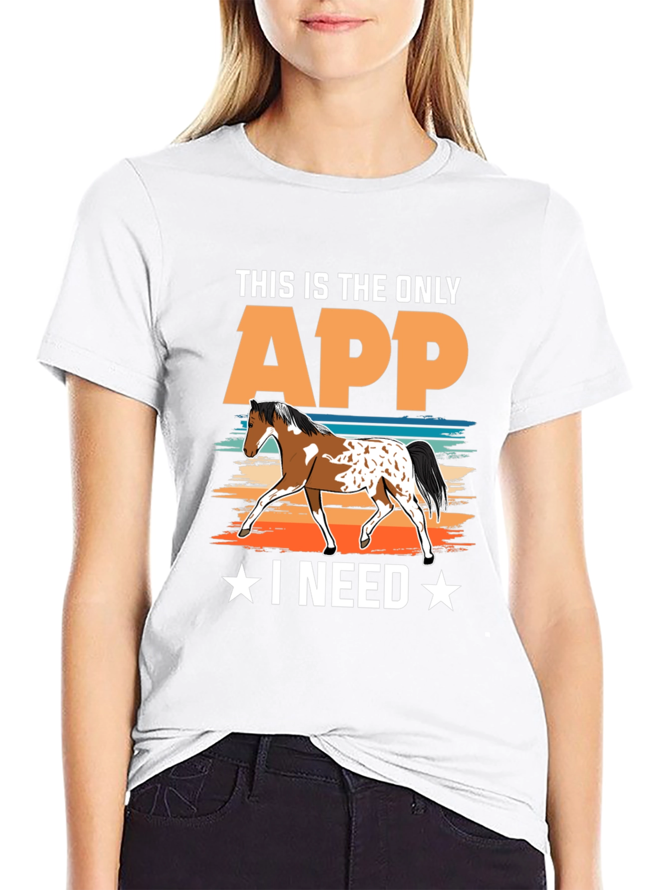 Horse App T-Shirt - Equestrian Lover Tee
