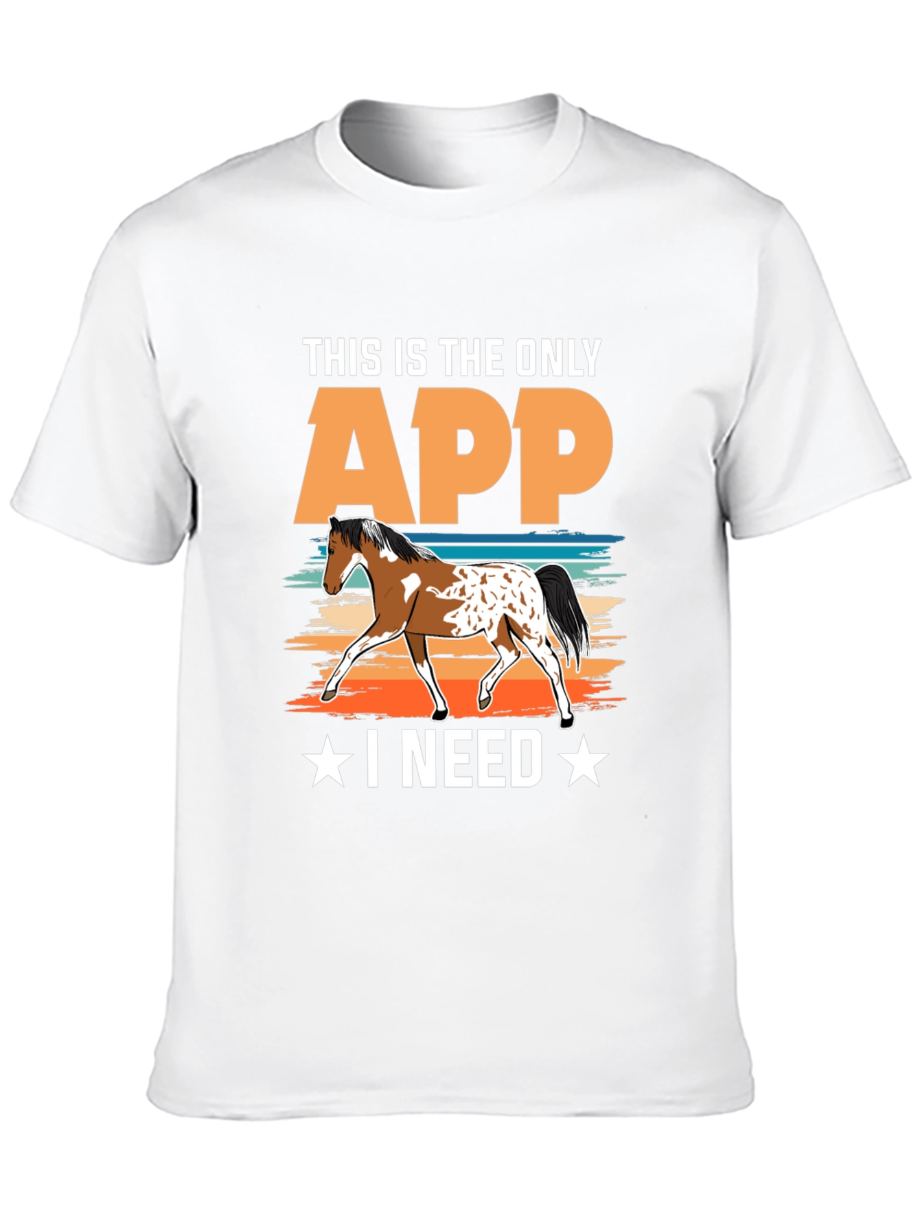Horse App T-Shirt - Equestrian Lover Tee