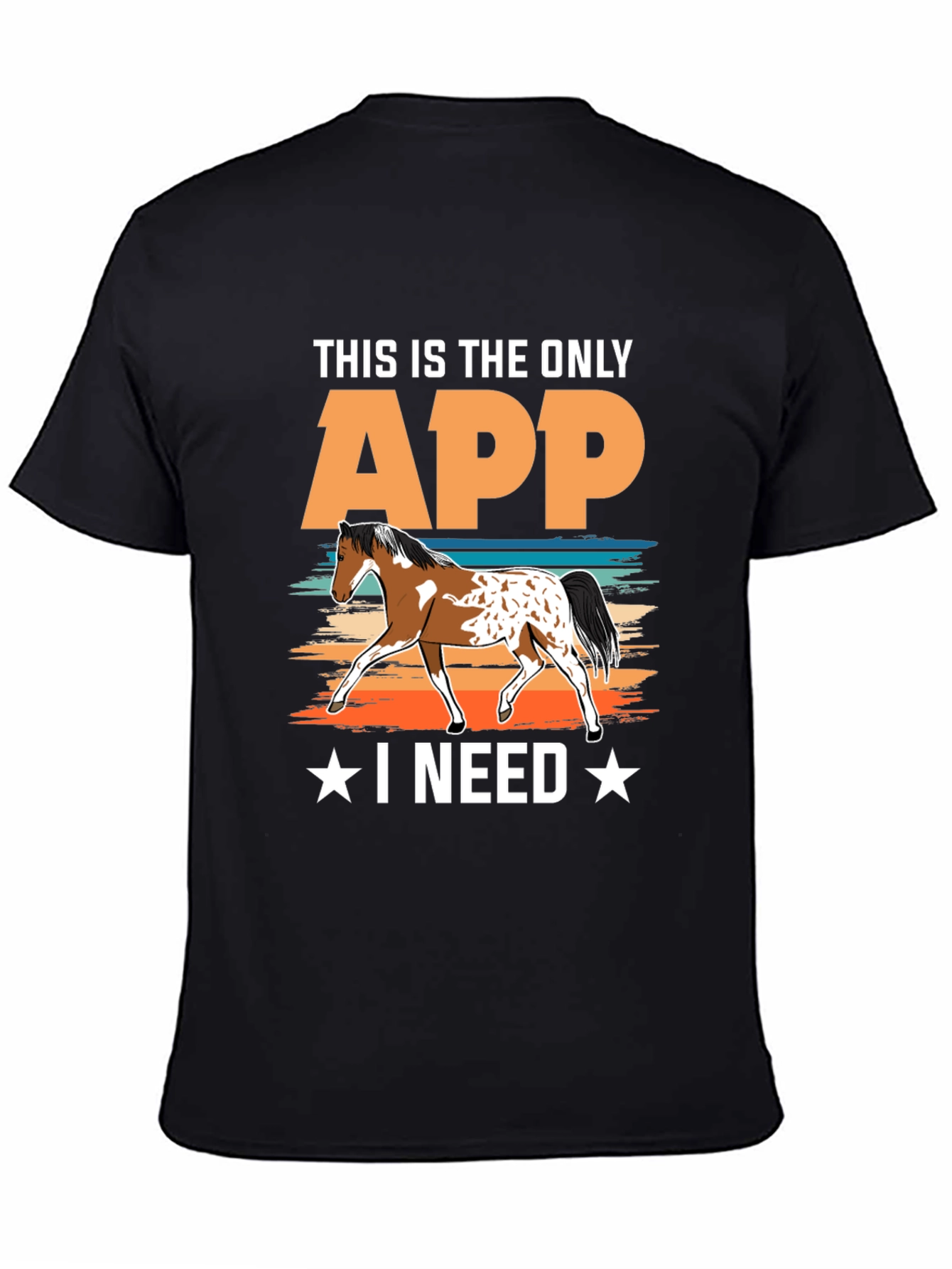 Horse App T-Shirt - Equestrian Lover Tee