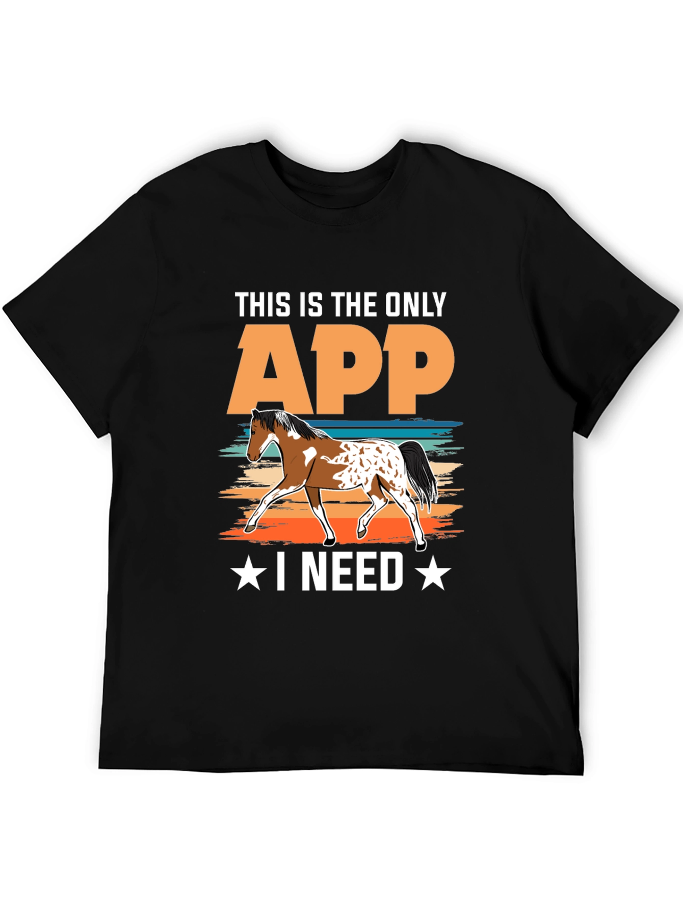 Horse App T-Shirt - Equestrian Lover Tee