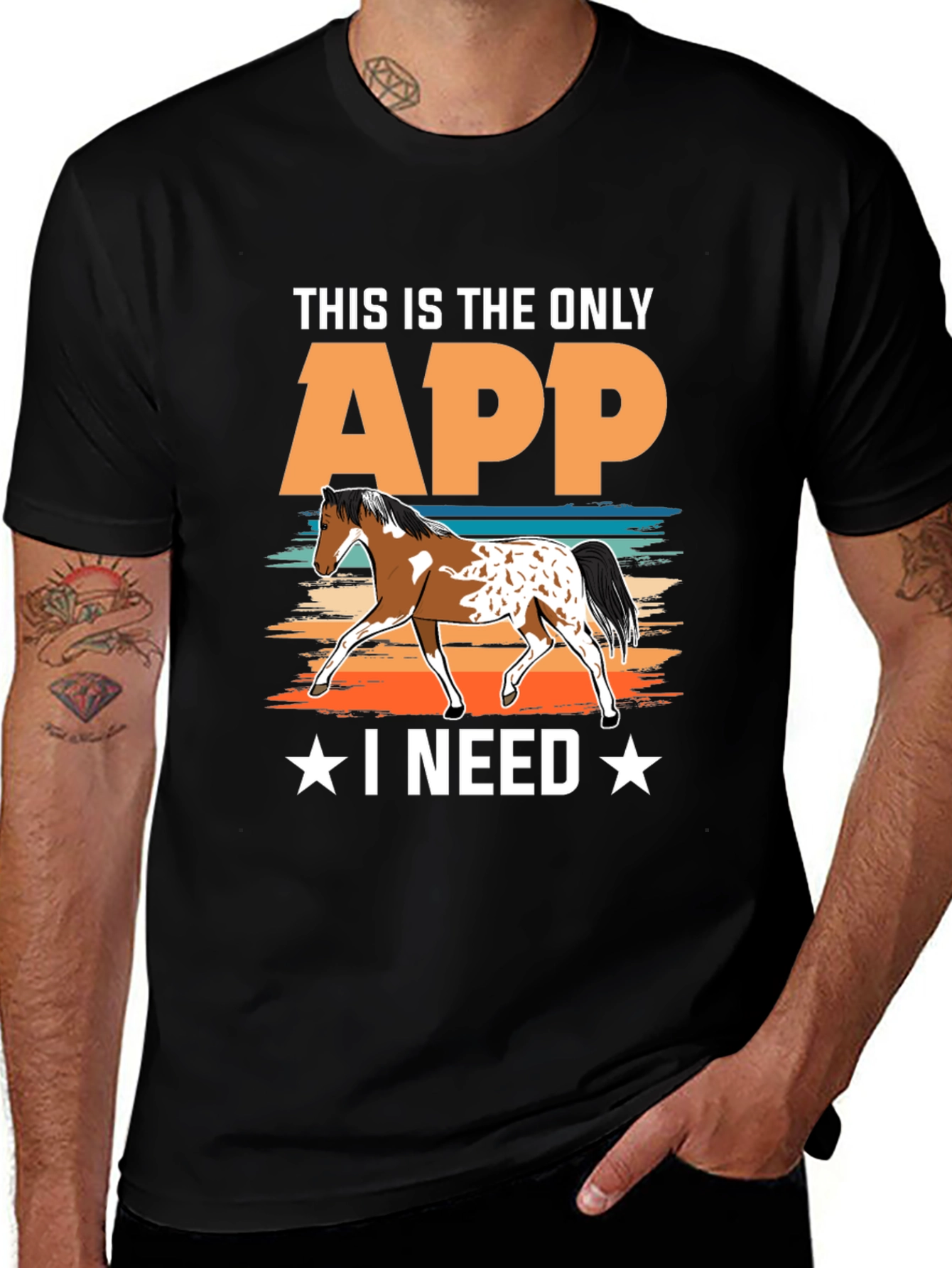 Horse App T-Shirt - Equestrian Lover Tee
