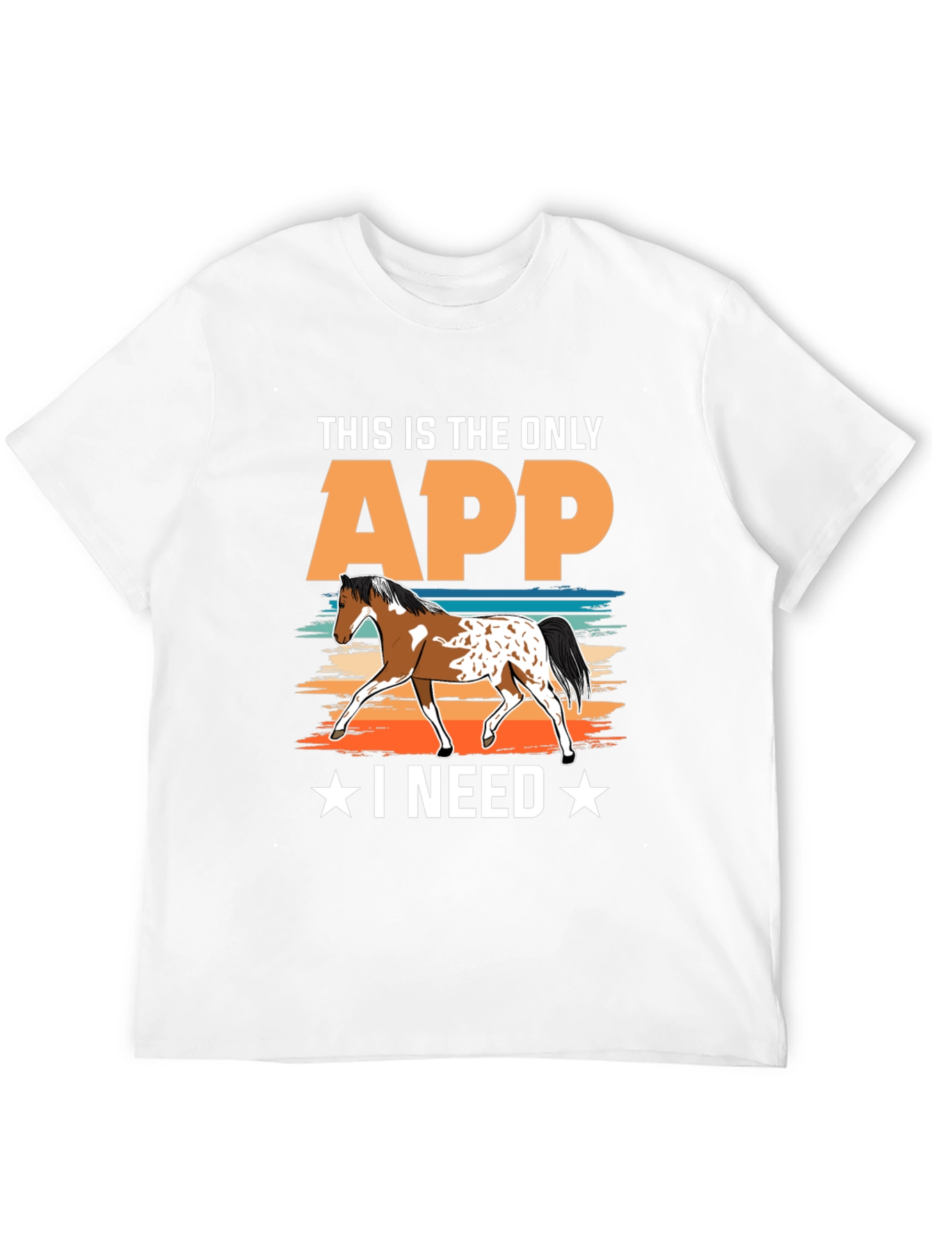 Horse App T-Shirt - Equestrian Lover Tee