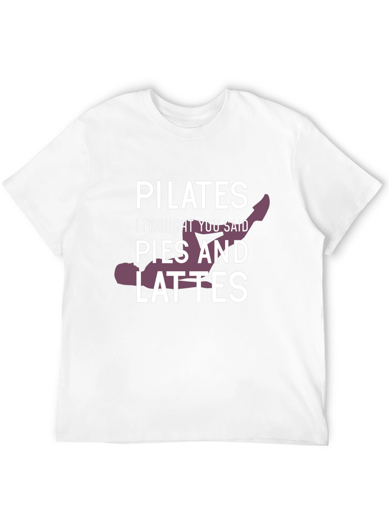 Pilates vs. Pies & Lattes Graphic Tee