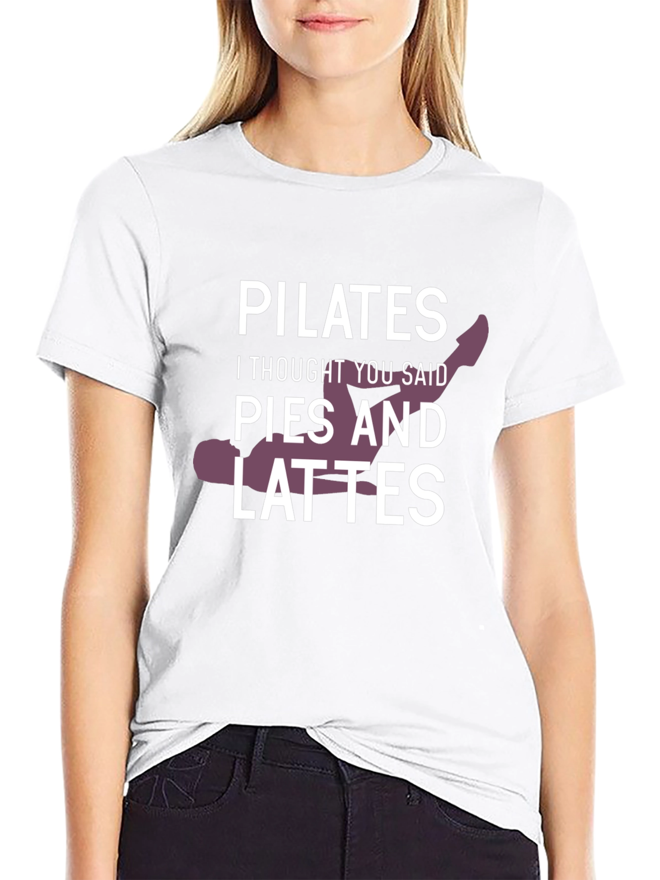 Pilates vs. Pies & Lattes Graphic Tee