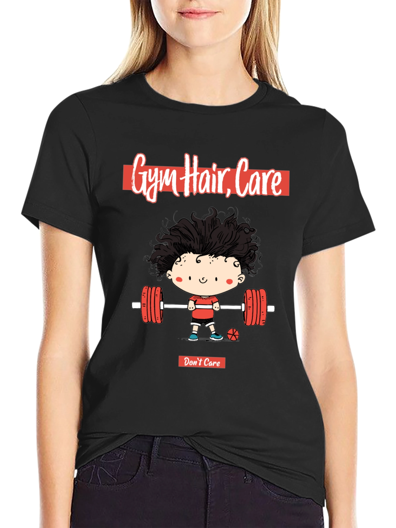 Gym Hair Dont Care - Graphic T-Shirt