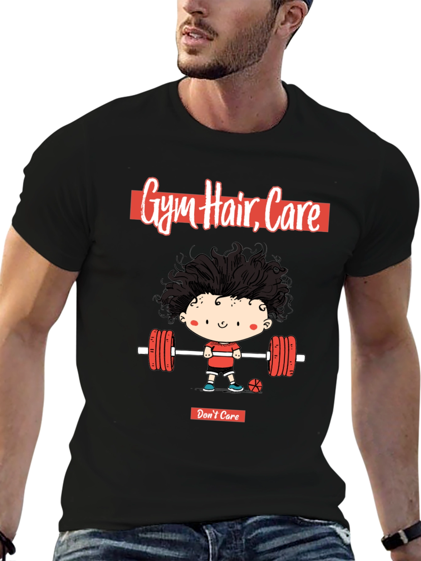 Gym Hair Dont Care - Graphic T-Shirt