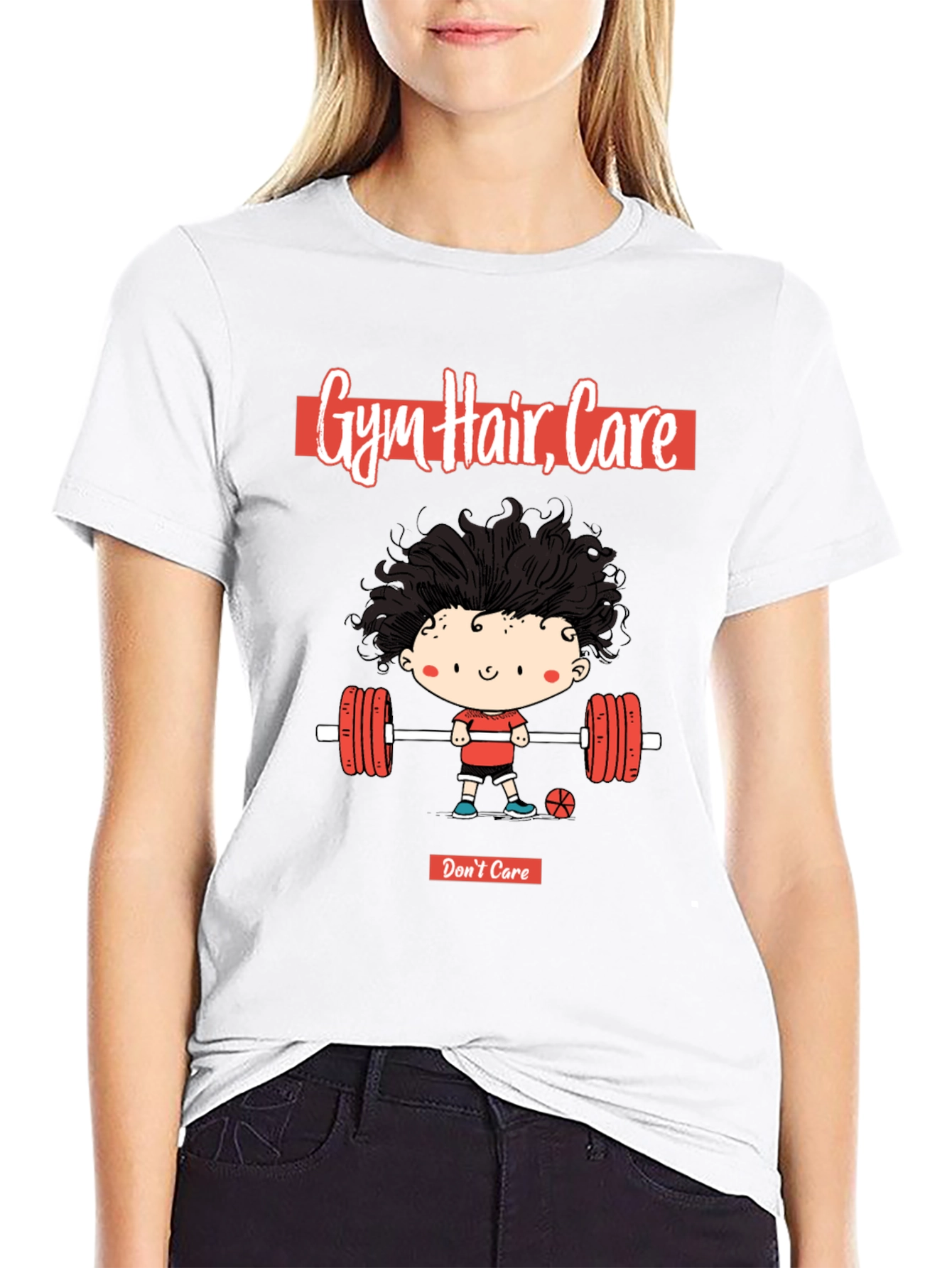 Gym Hair Dont Care - Graphic T-Shirt