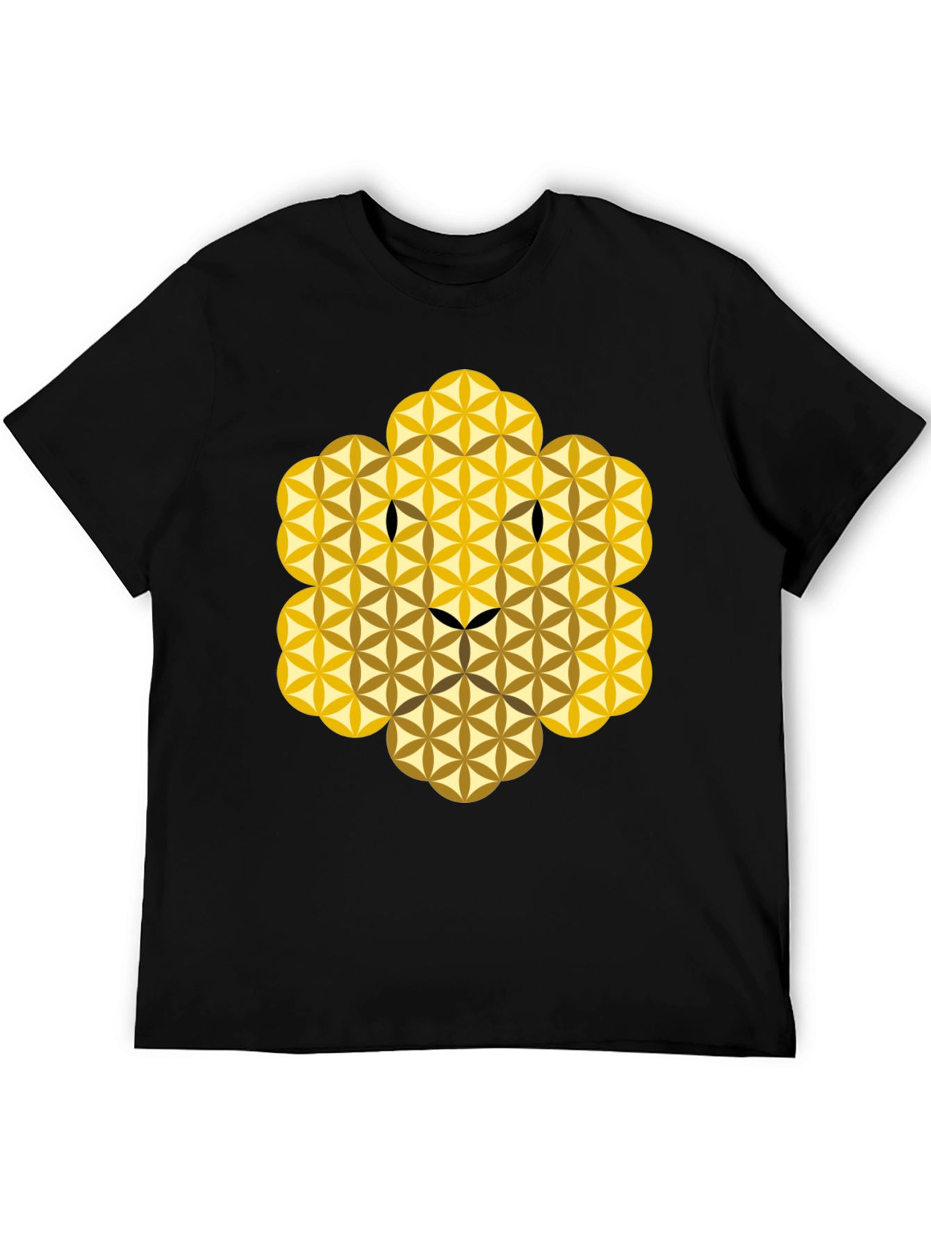 Flower of Life Lion Graphic Tee