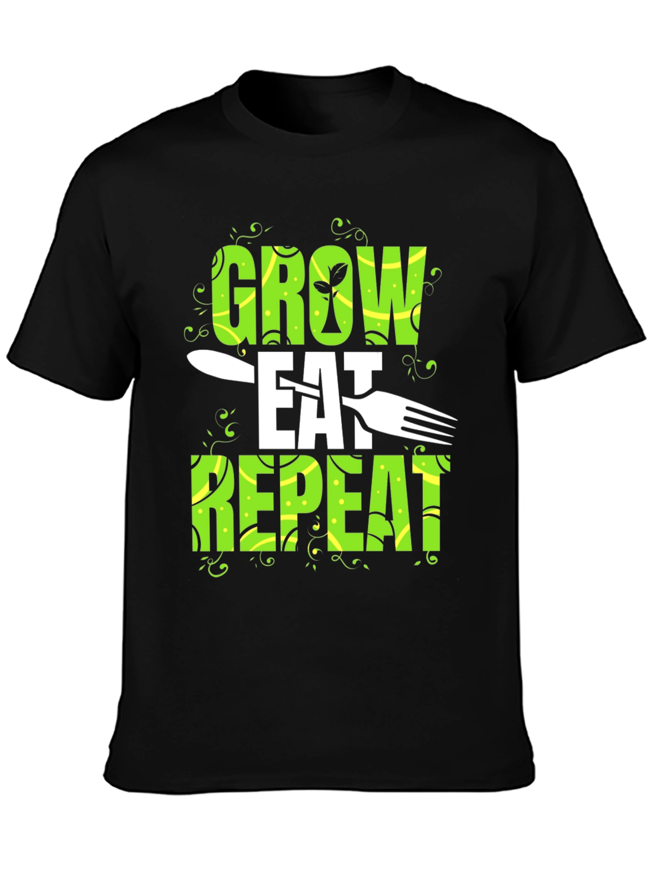 Grow Eat Repeat Graphic T-Shirt
