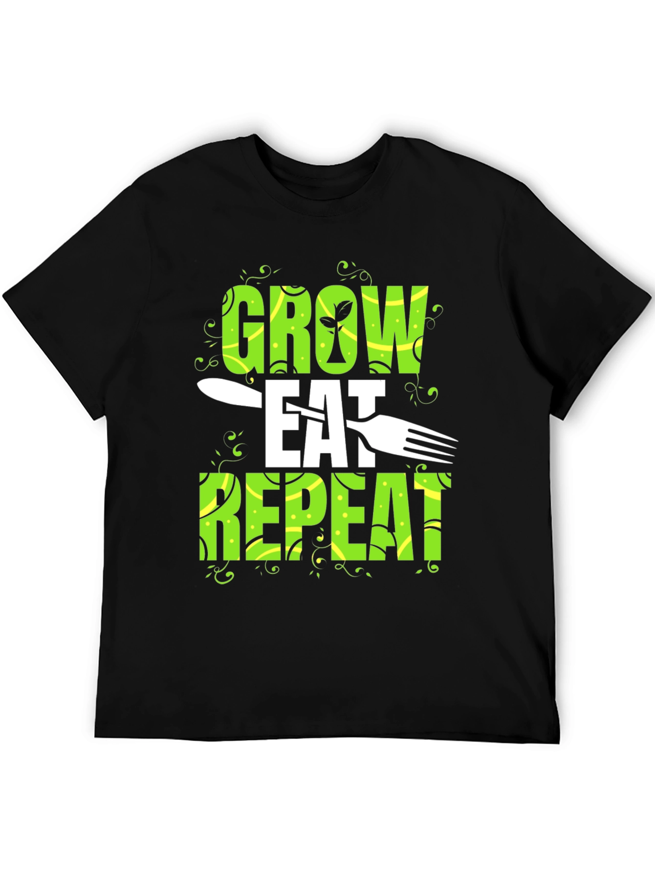 Grow Eat Repeat Graphic T-Shirt