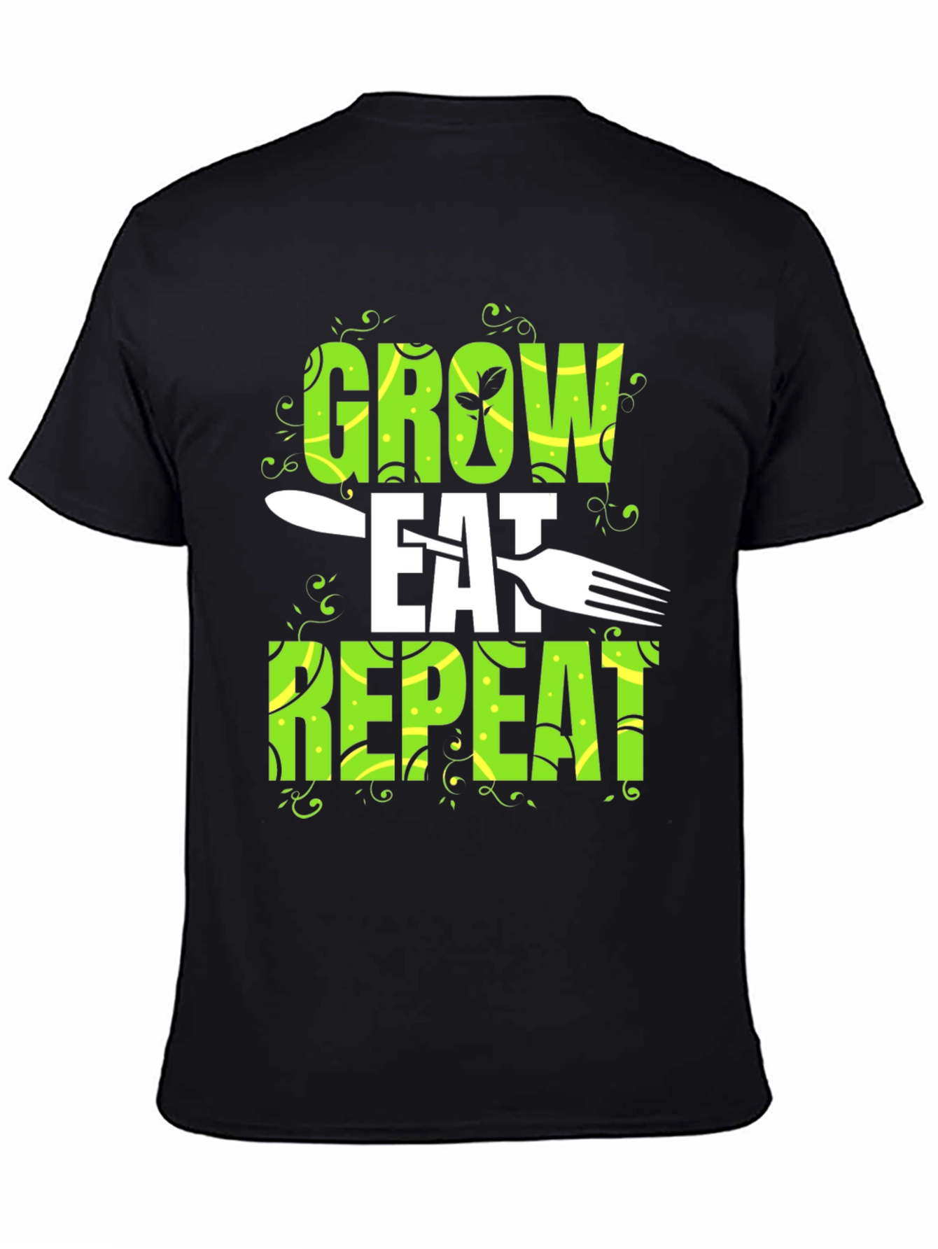 Grow Eat Repeat Graphic T-Shirt