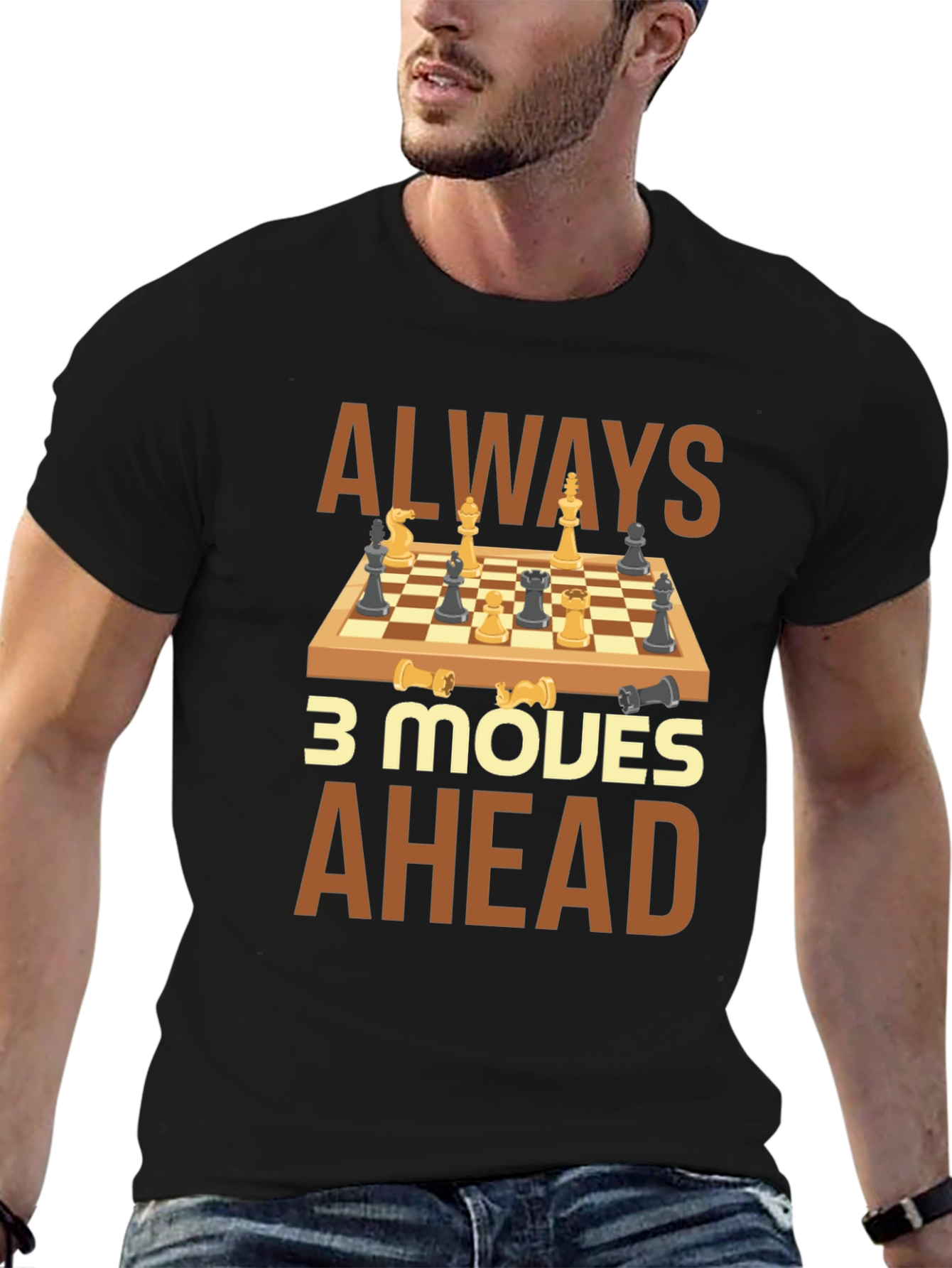 Always 3 Moves Ahead Chess T-Shirt