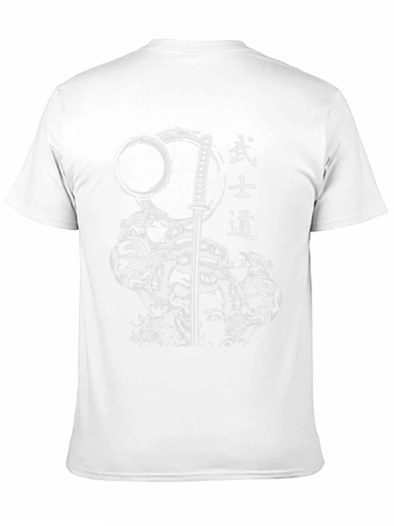 Samurai Sword Graphic Black T-Shirt