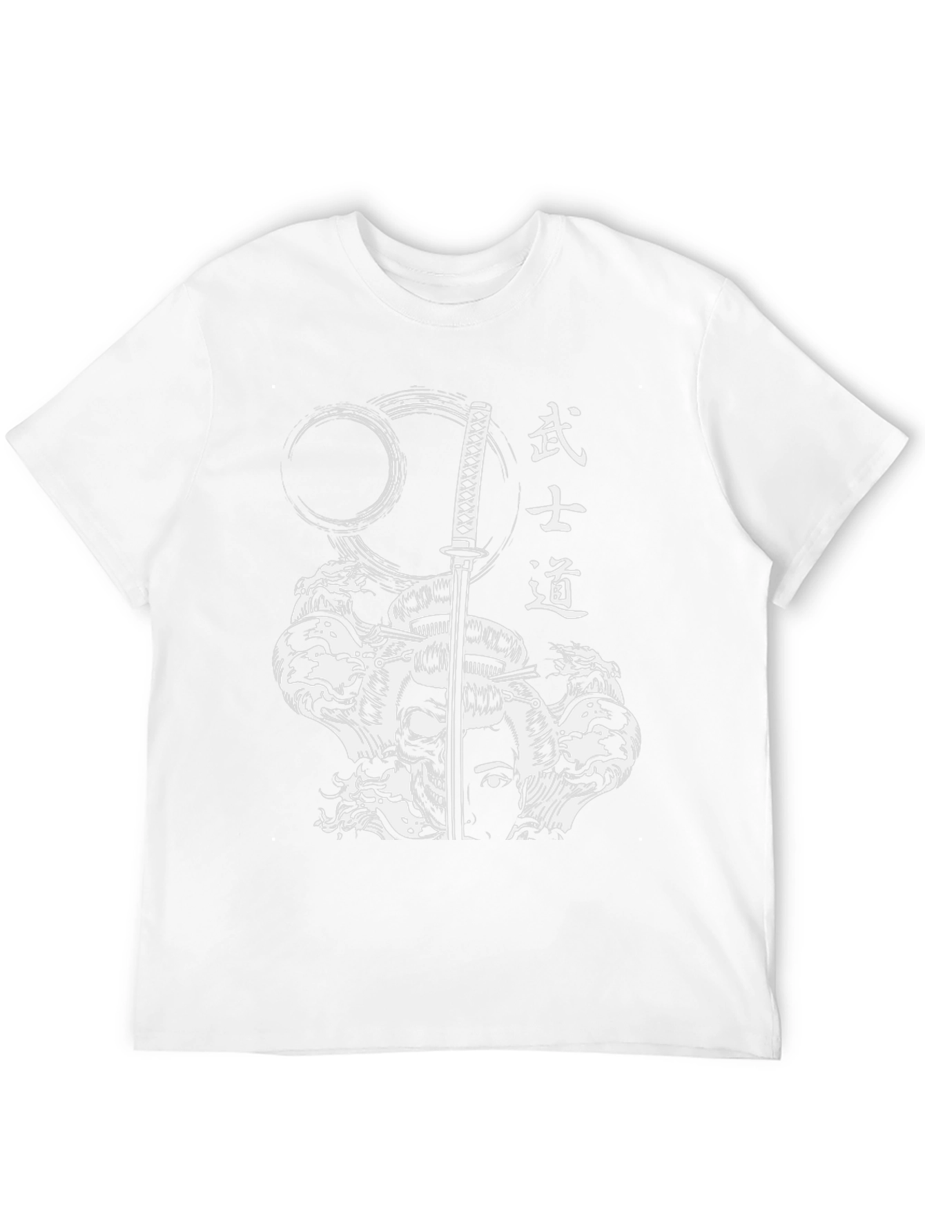 Samurai Sword Graphic Black T-Shirt