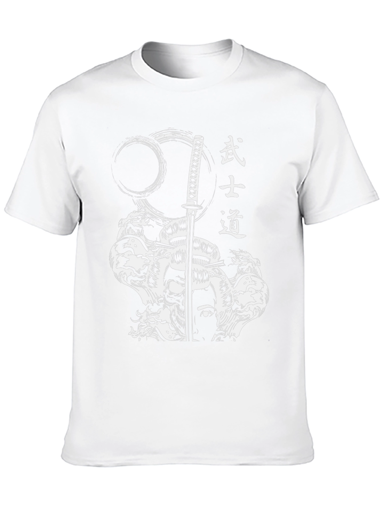 Samurai Sword Graphic Black T-Shirt