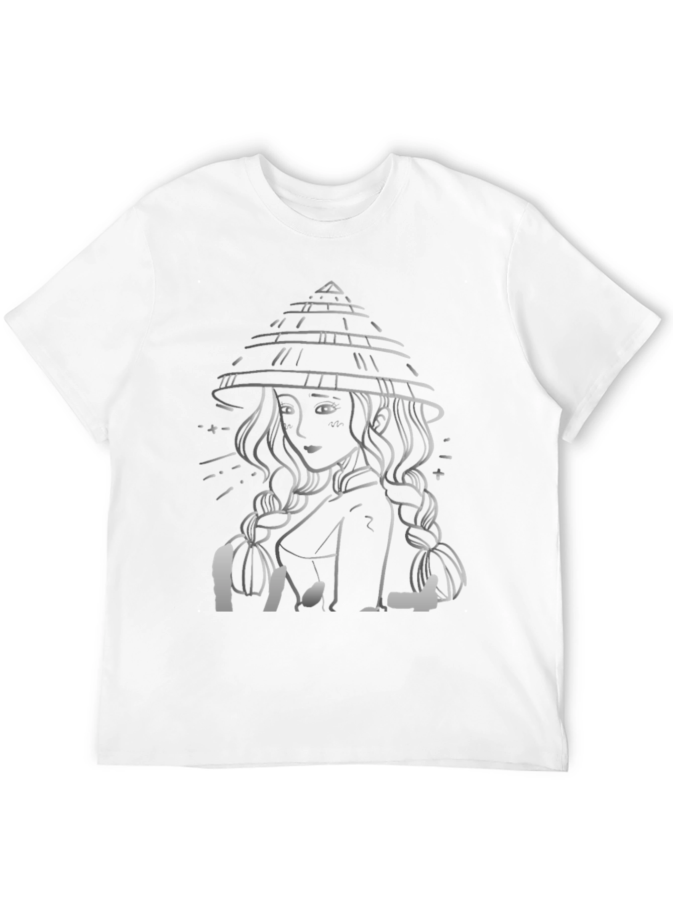Asian Girl T-Shirt Black